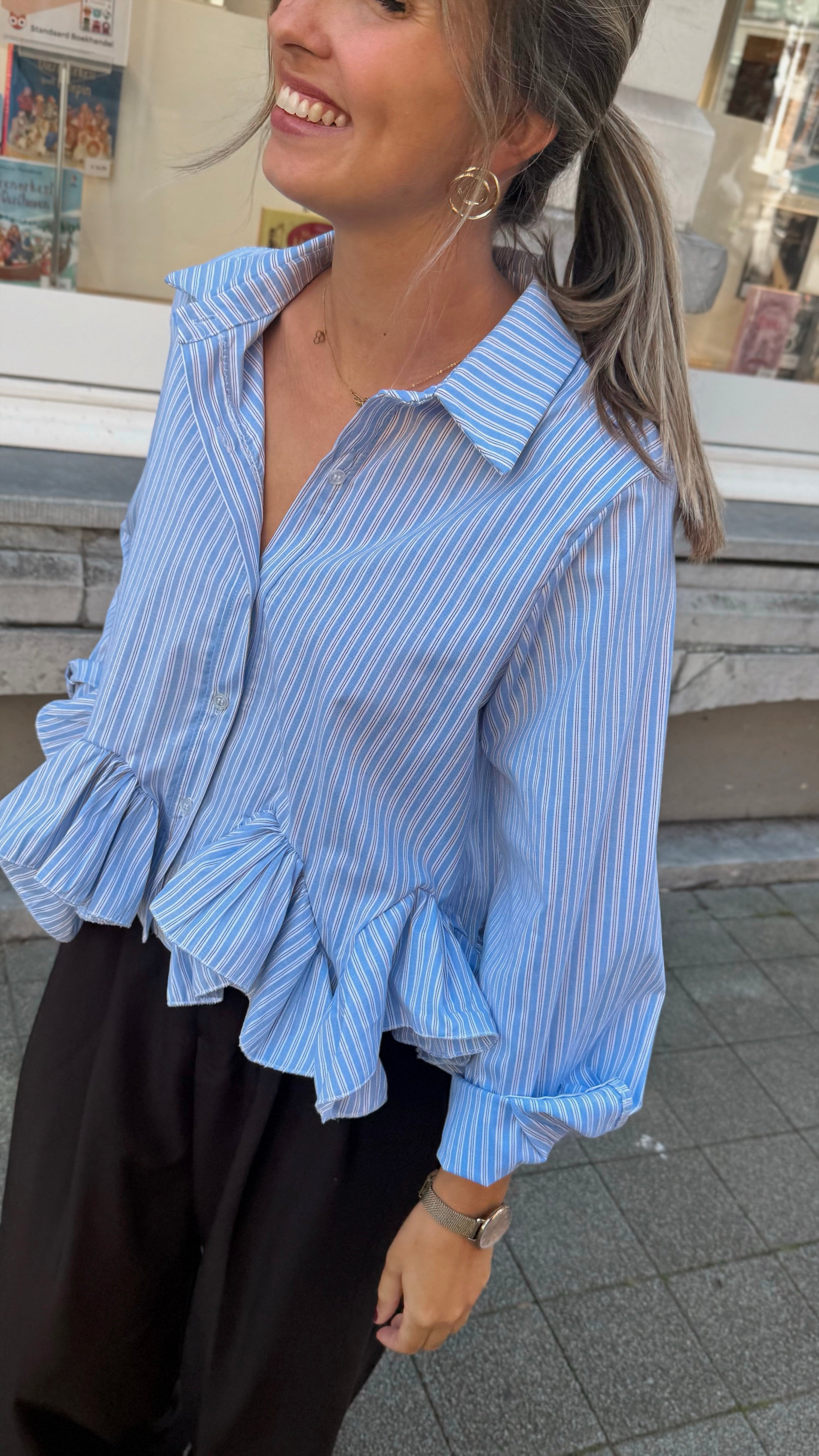 Ray frilly shirt