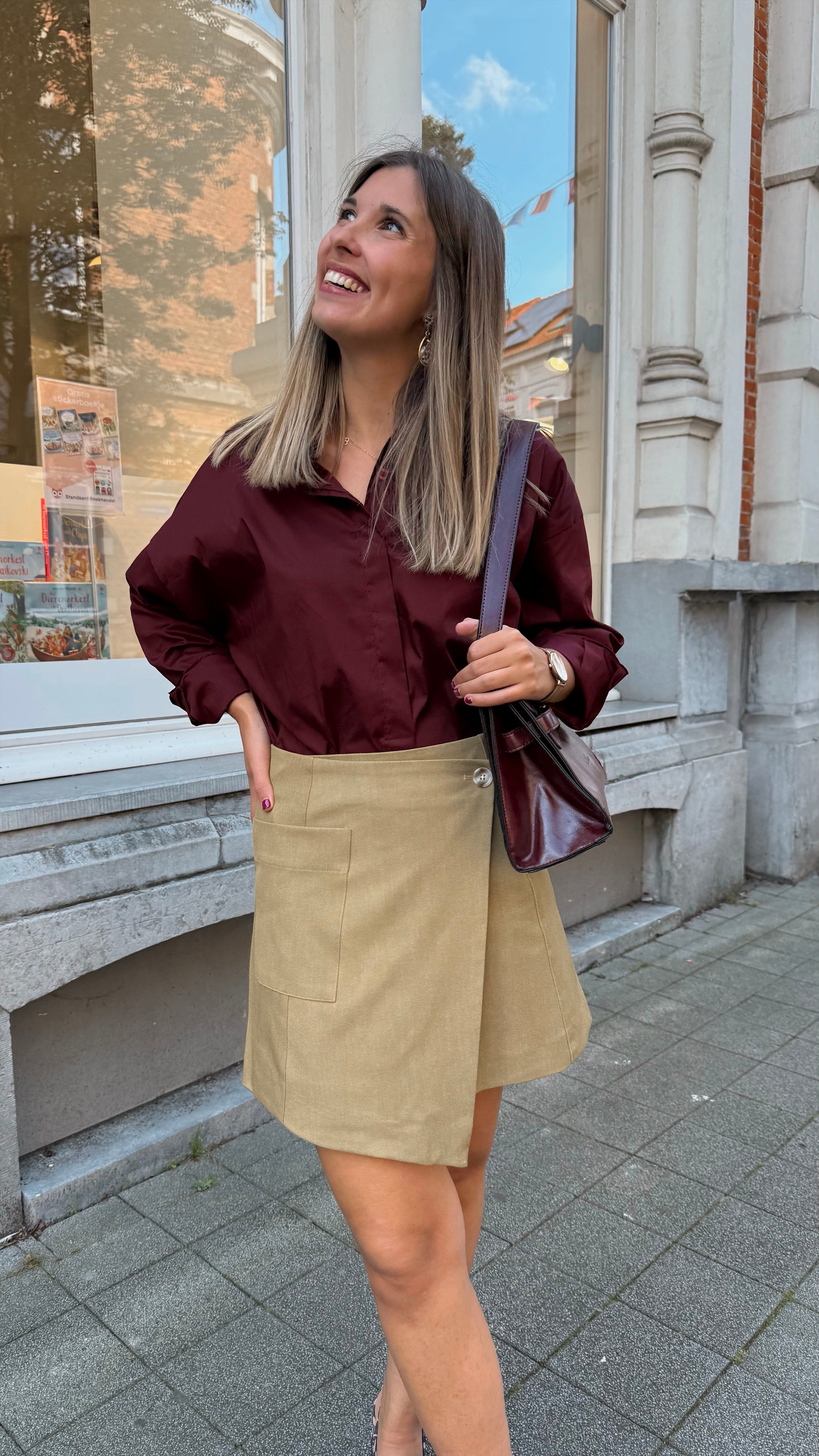 Brenne shirt - bordeaux
