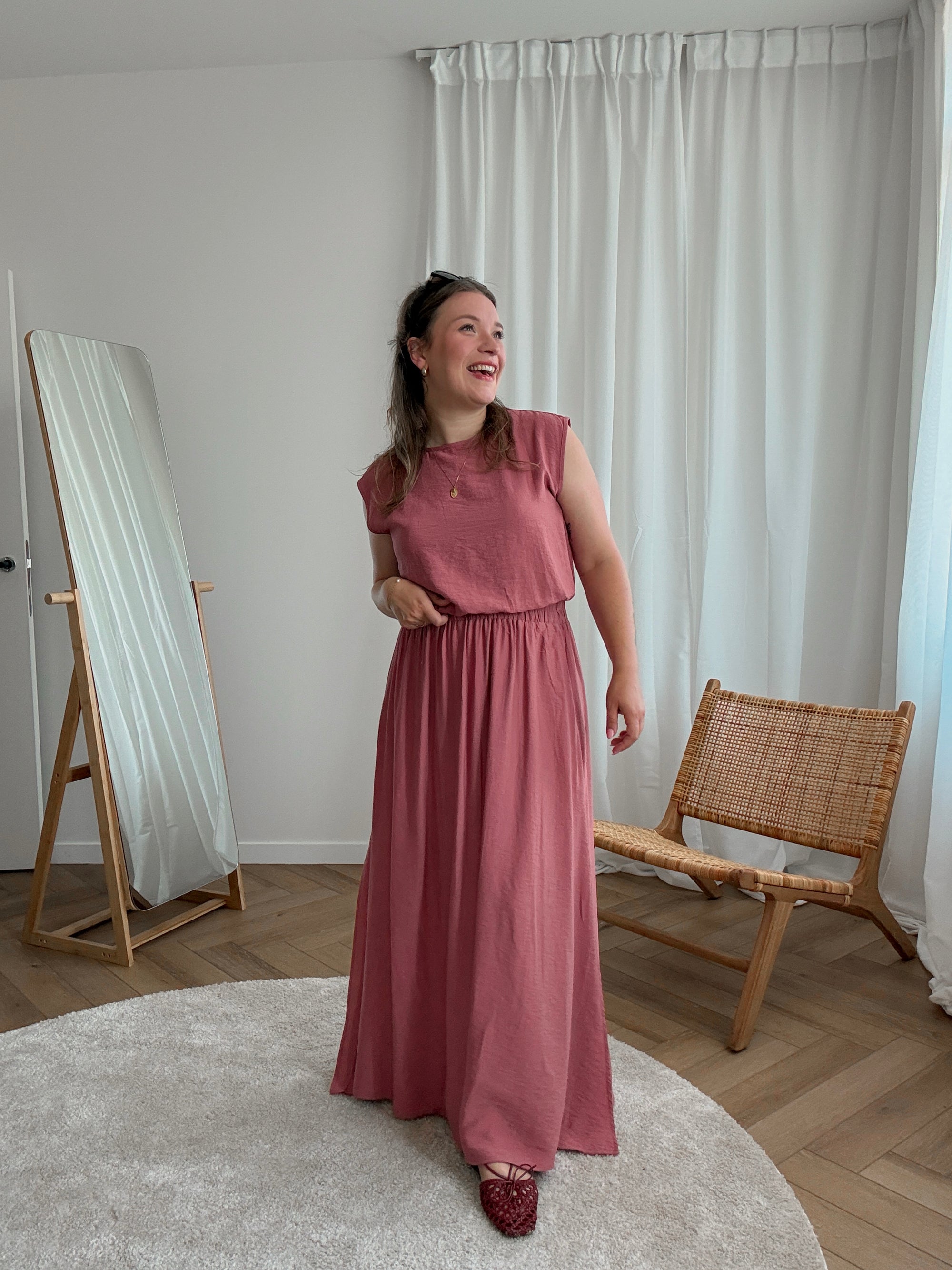 Briar top & skirt set - pink