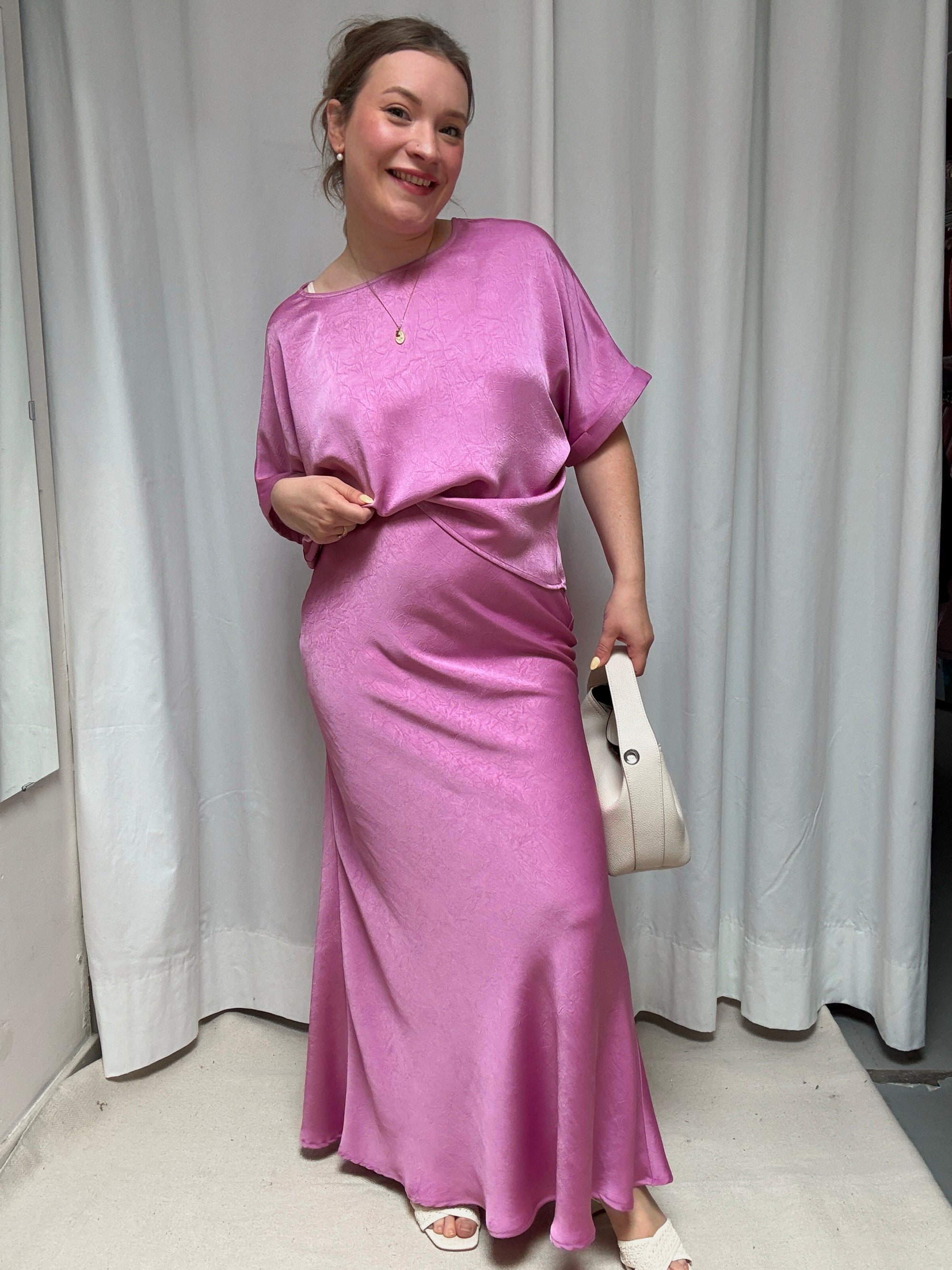 Paula top pink purple