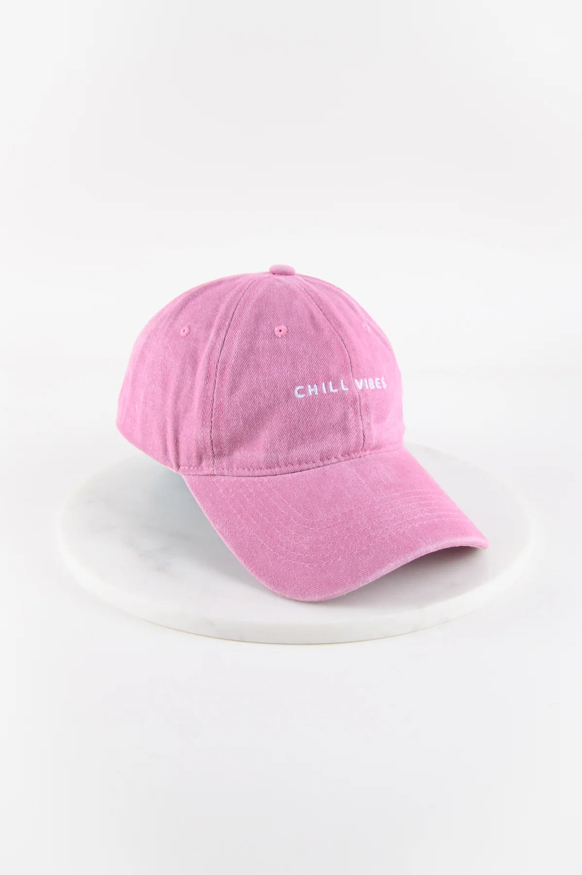 Chill vibes cap pink