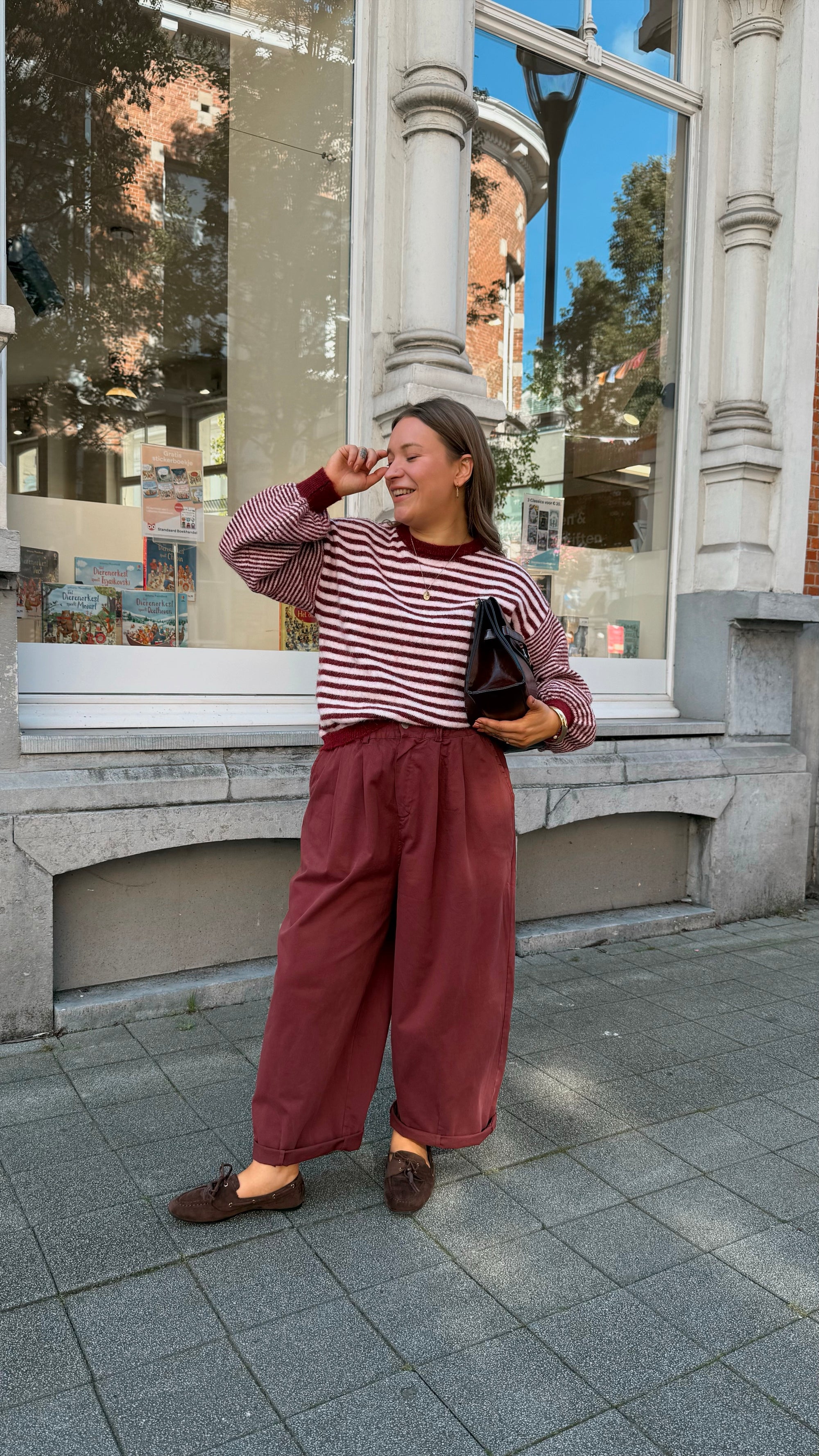Katie striped pull