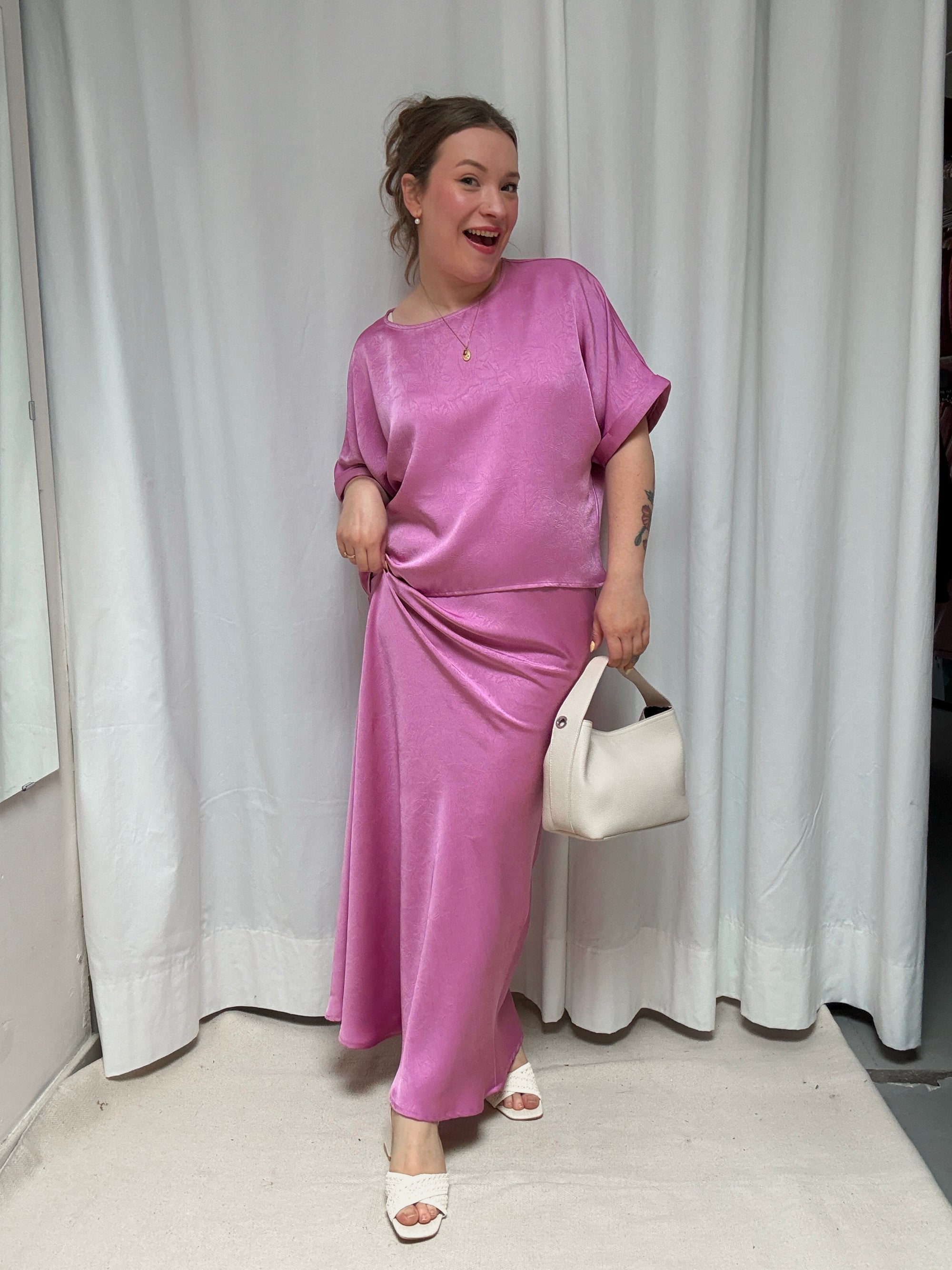 Rae skirt pink purple