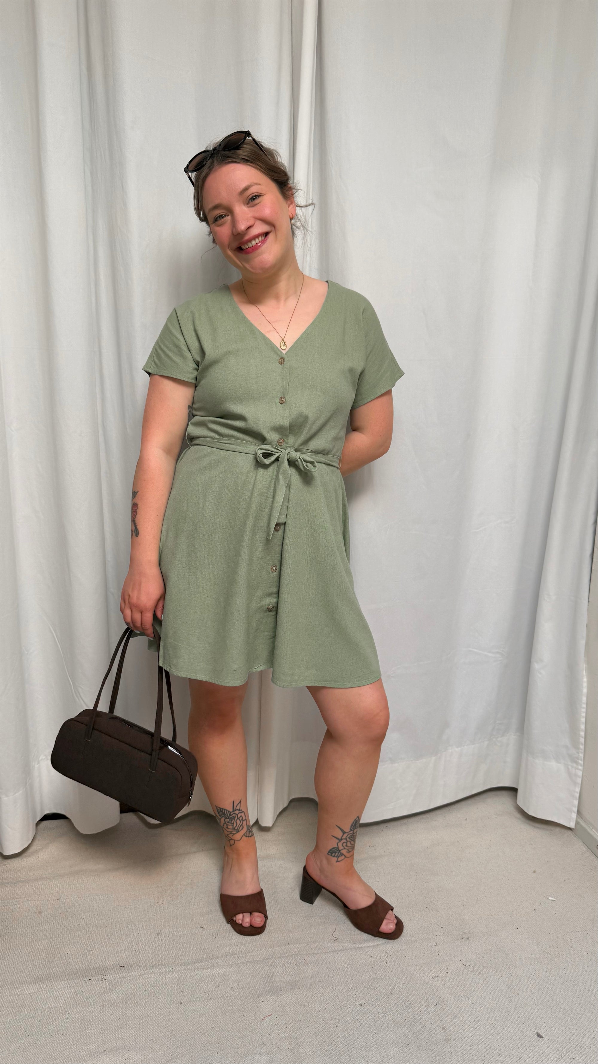 Ella dress green