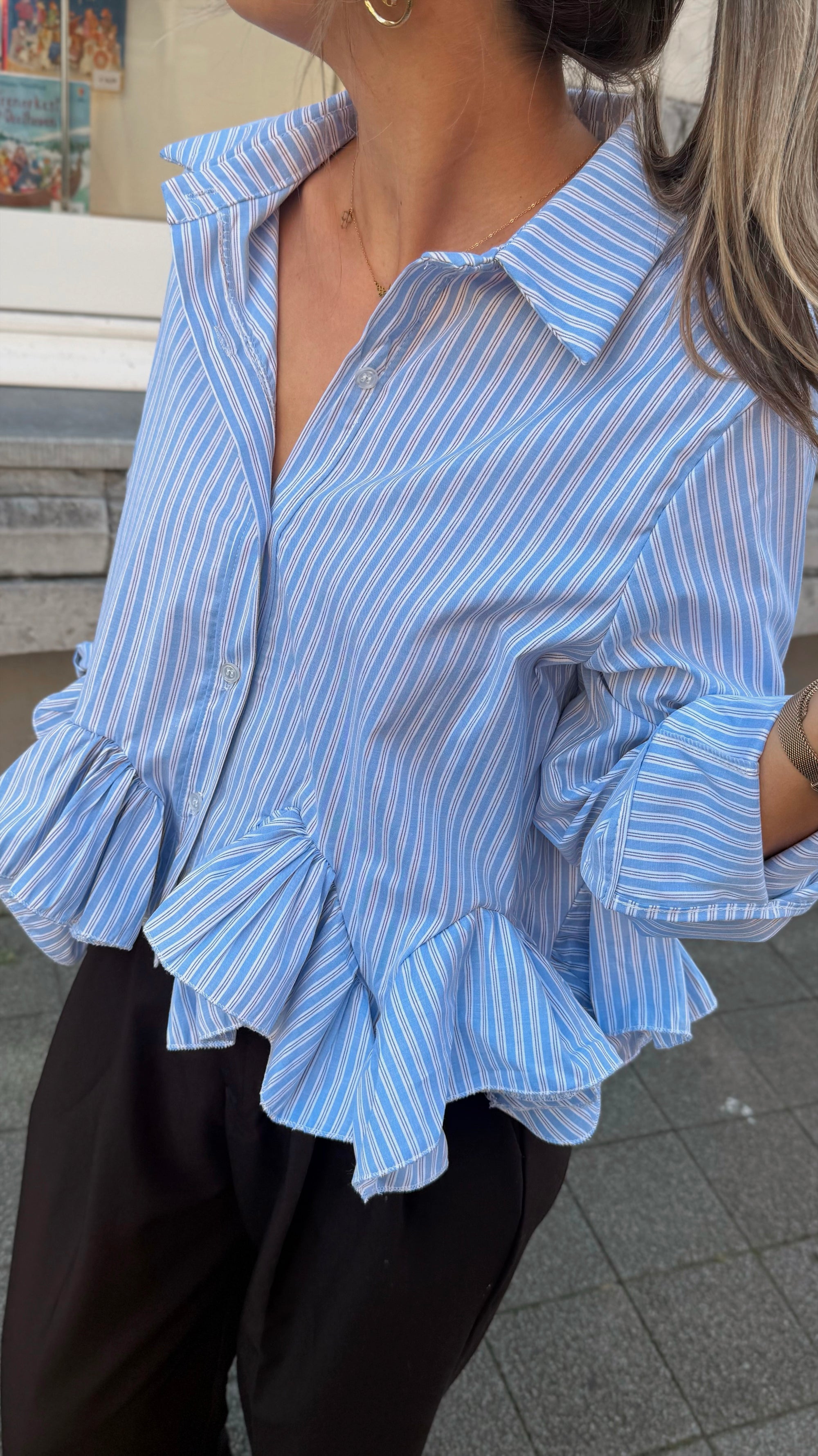Ray frilly shirt