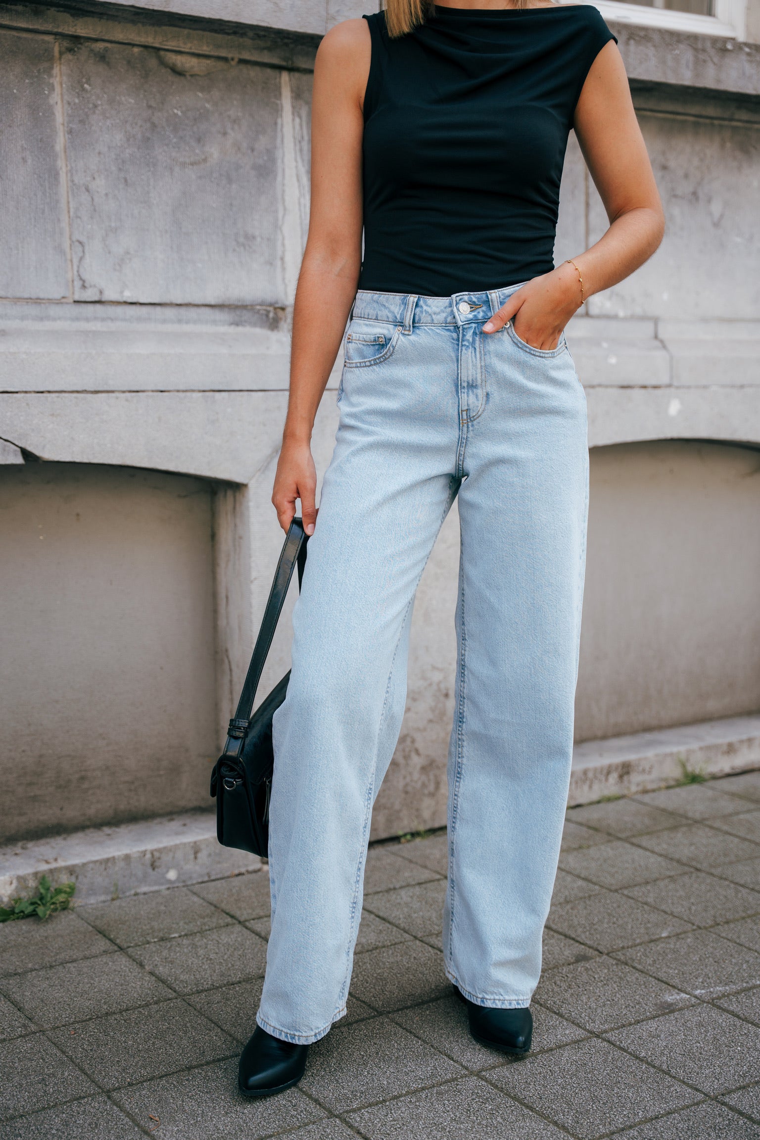 Tokyo wide jeans light blue