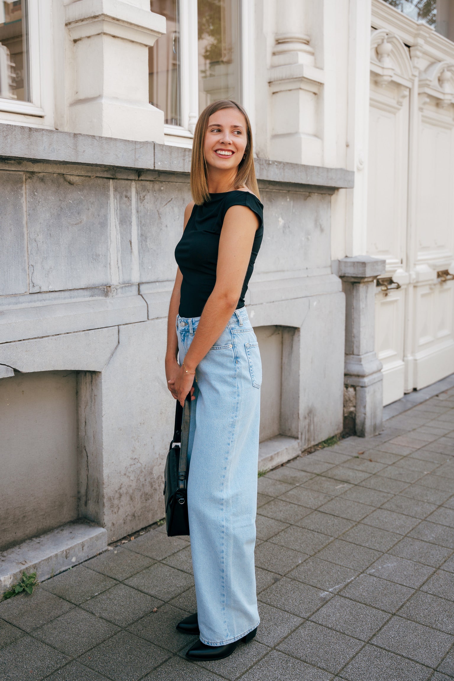 Tokyo wide jeans light blue