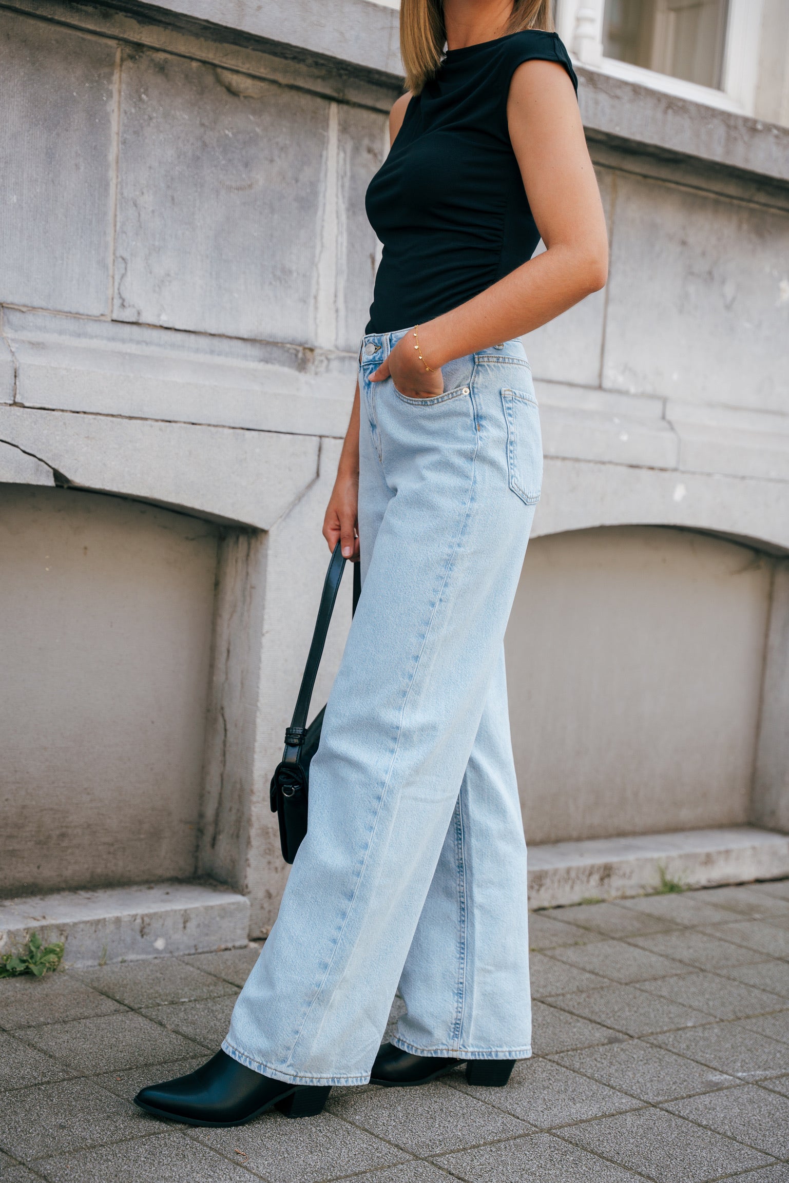 Tokyo wide jeans light blue