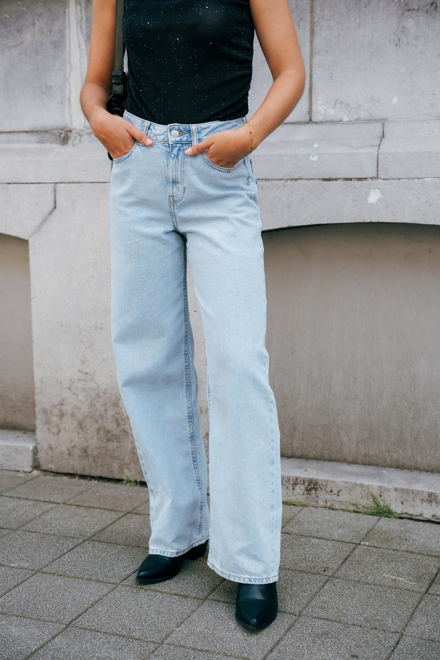 Tokyo wide jeans light blue