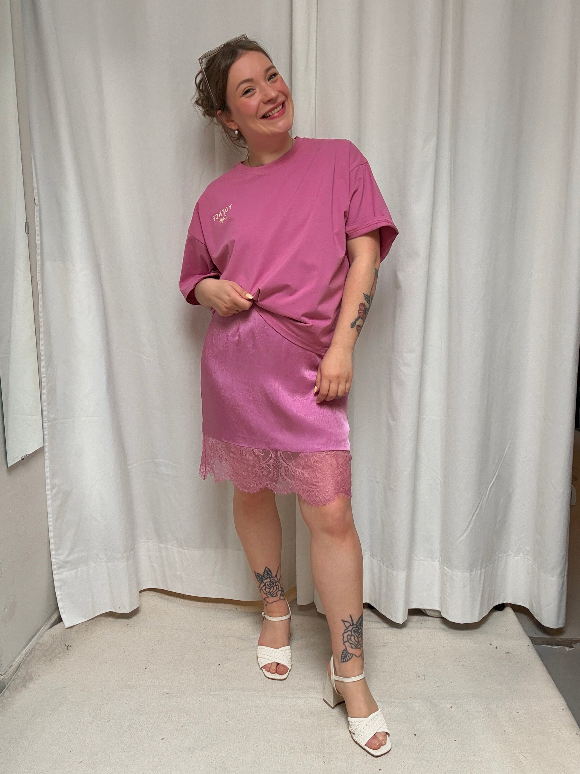 Sylvia skirt pink purple
