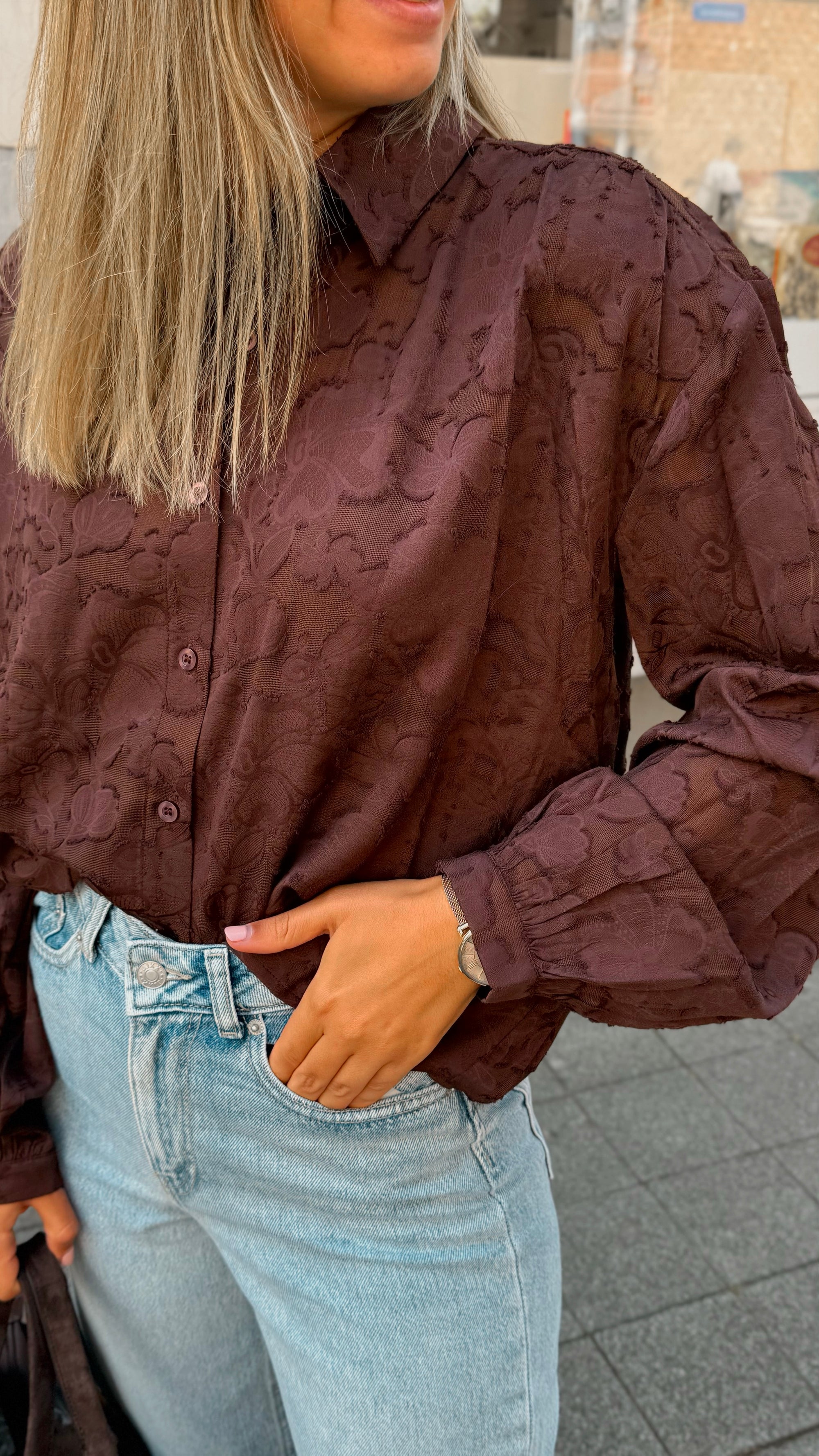 Winslet blouse - brown