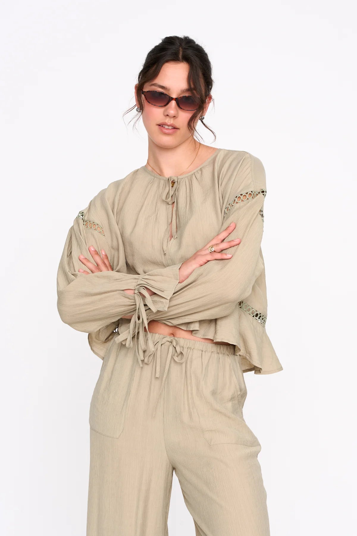 Kyra blouse khaki