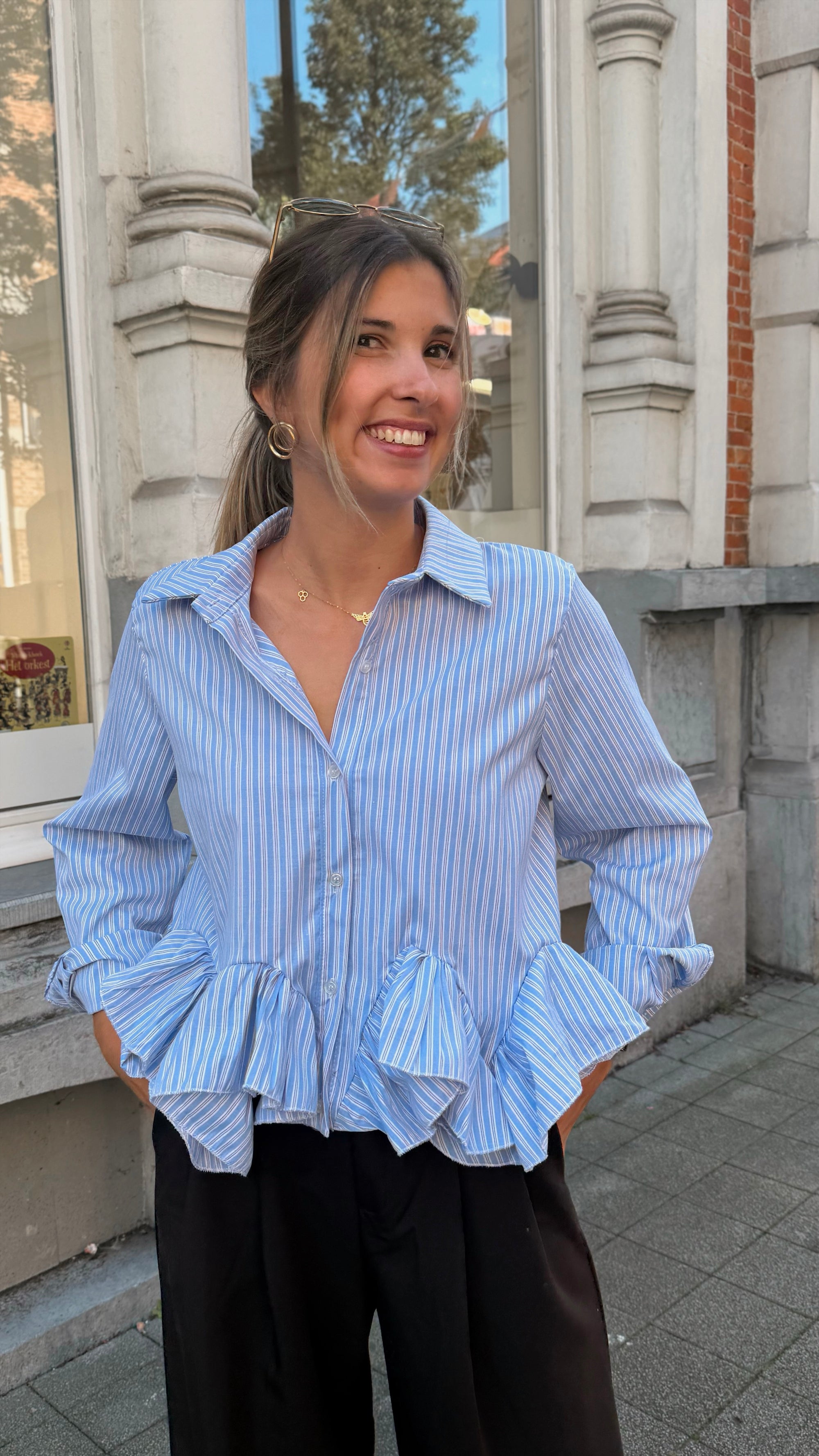 Ray frilly shirt