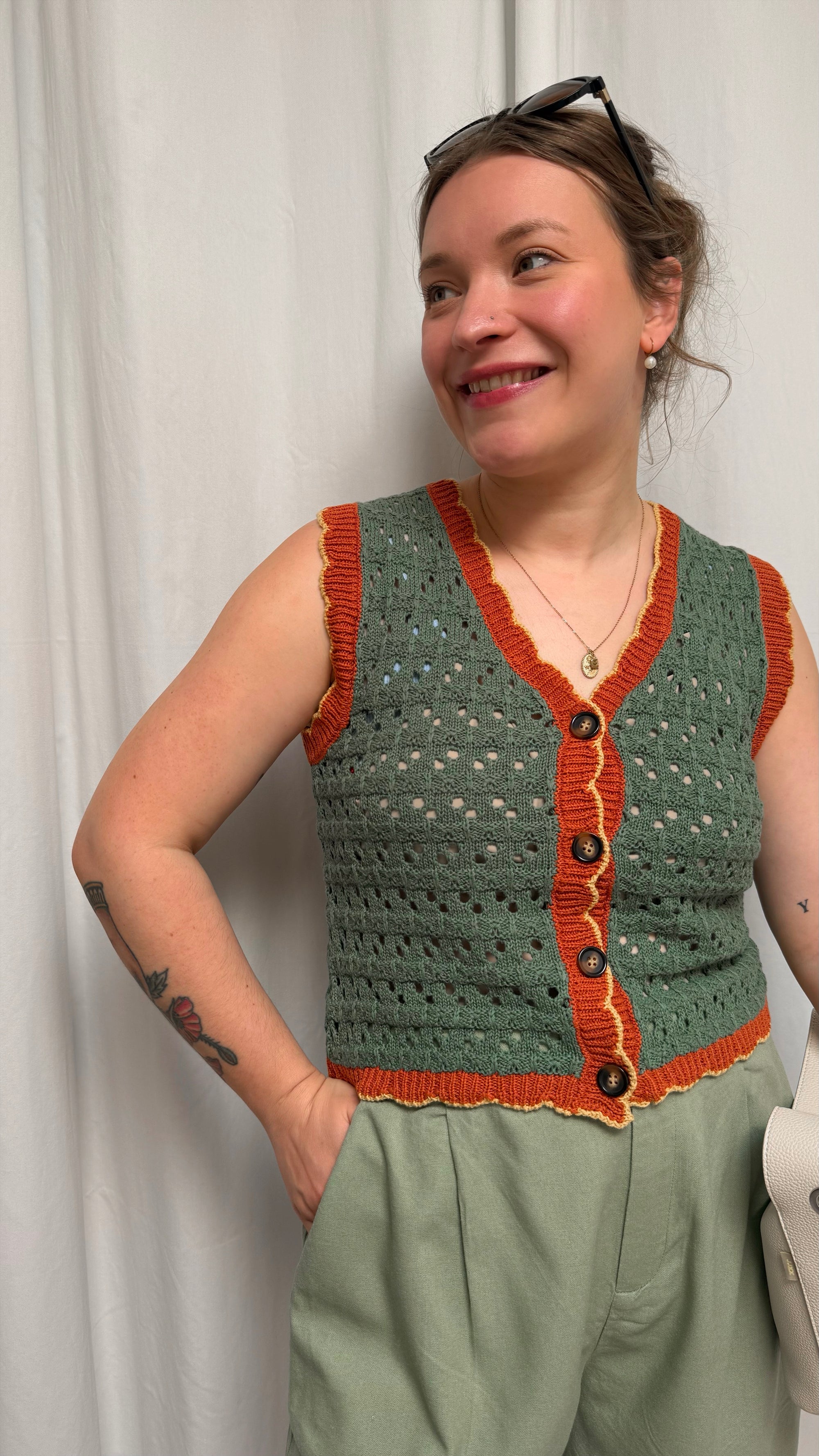 Violet crochet top