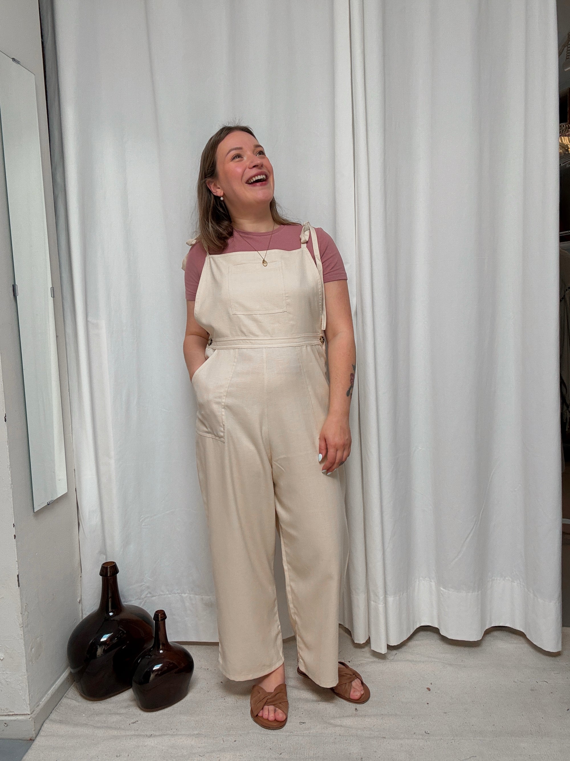 Bo dungaree beige