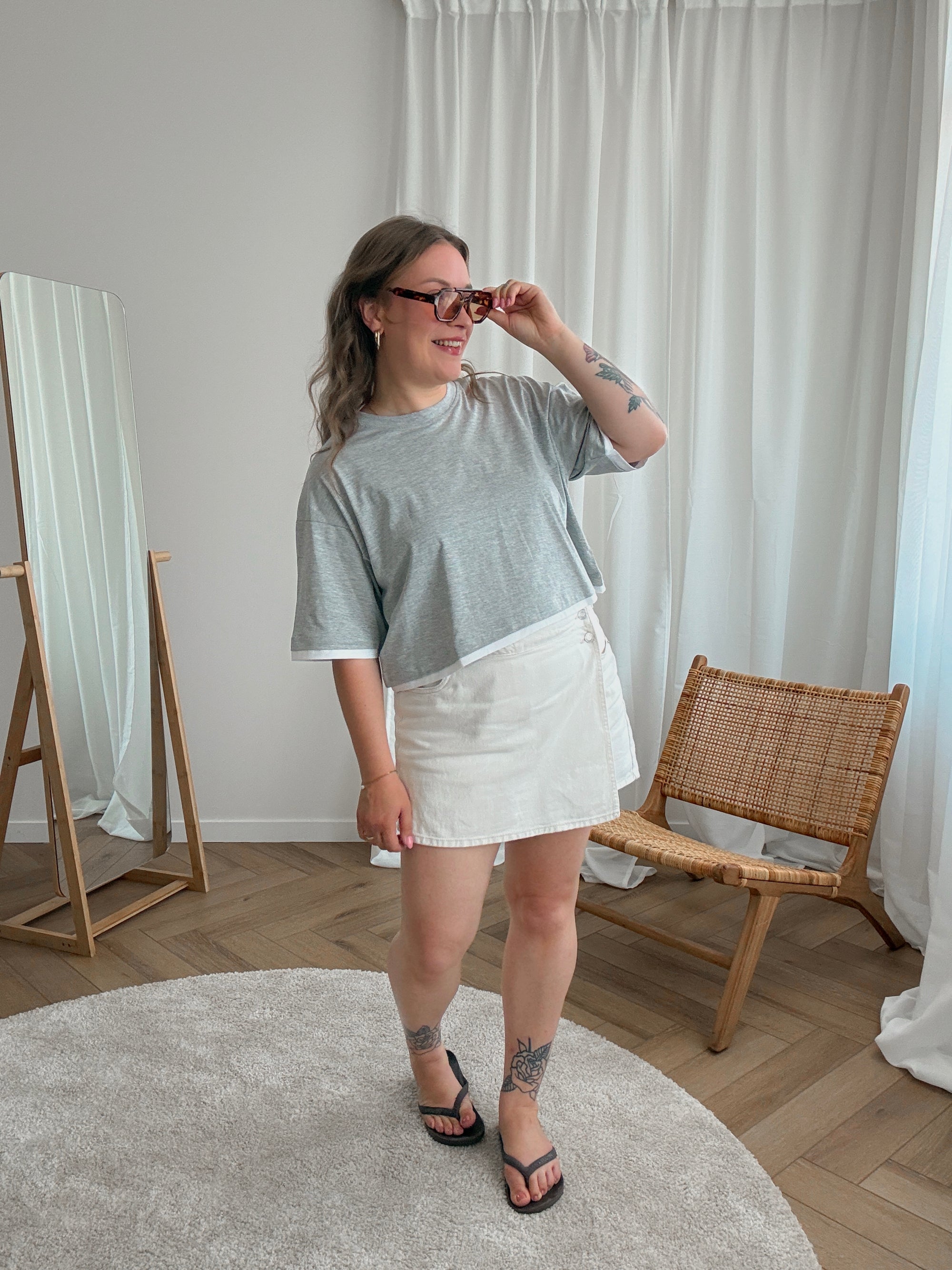 Andrea t-shirt grey