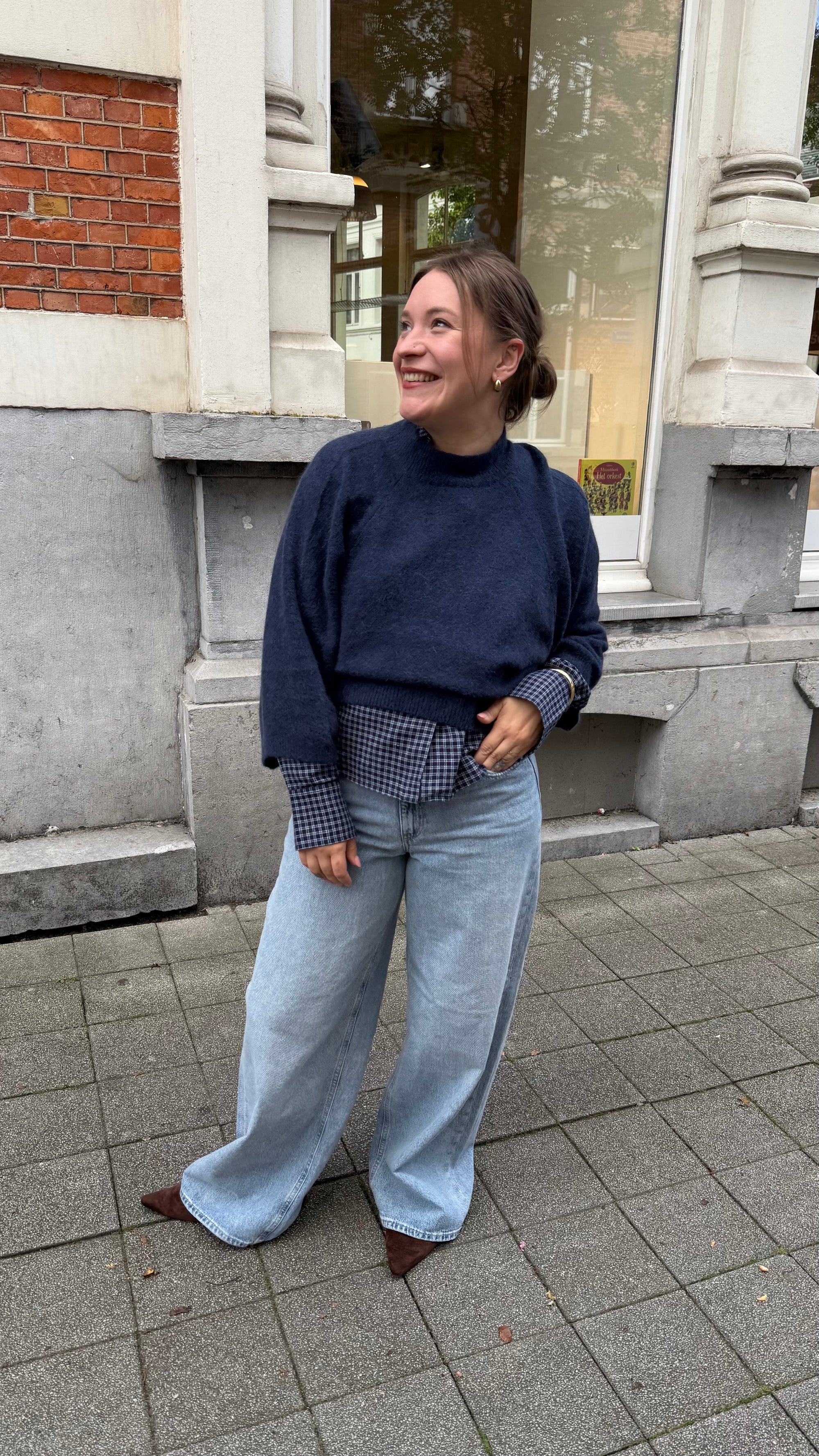 Rowan pull - navy