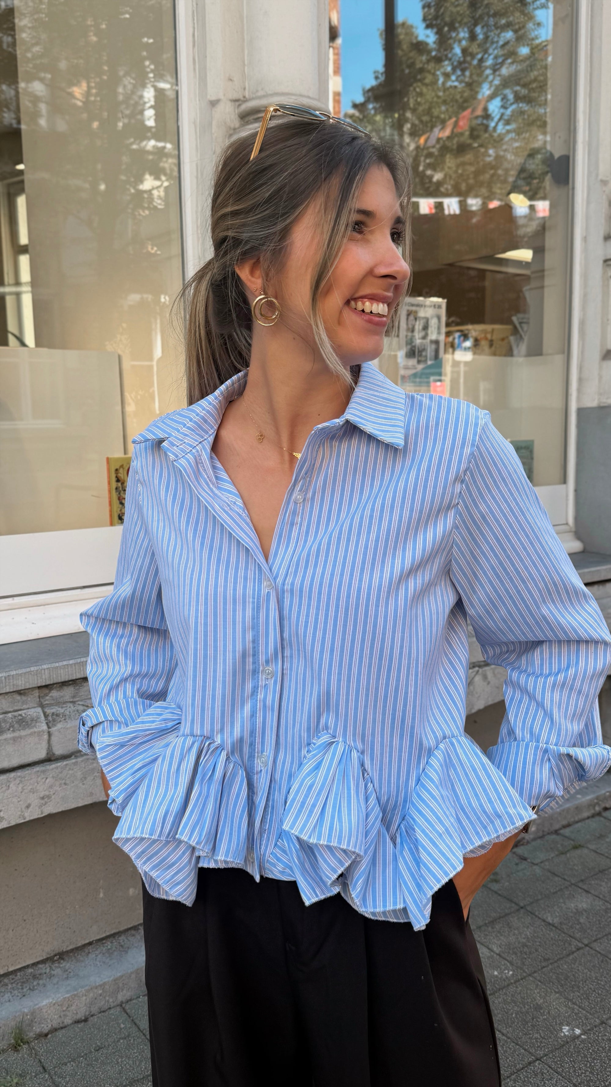 Ray frilly shirt