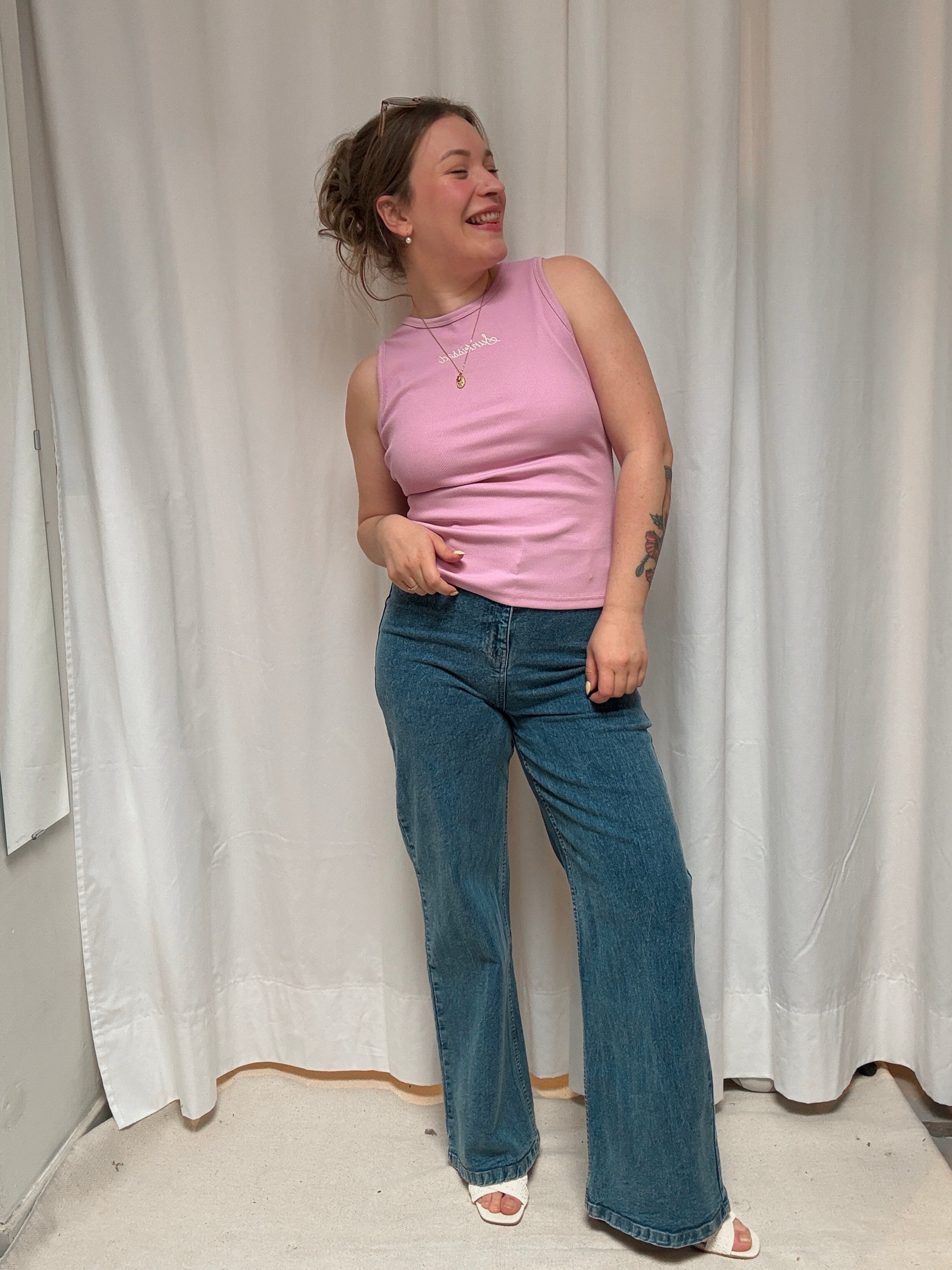 Sunkissed top lavender pink