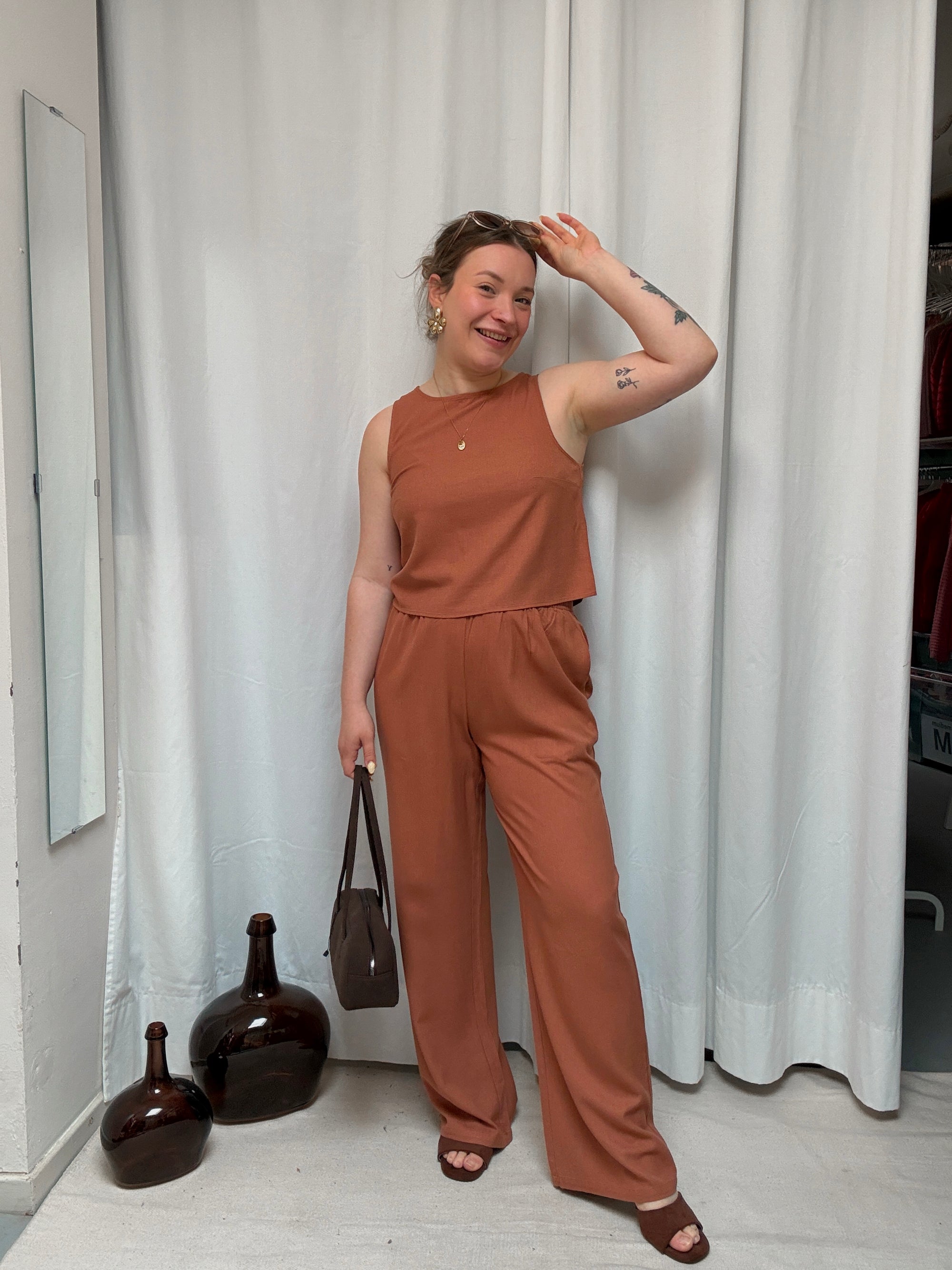 Ella trousers rust