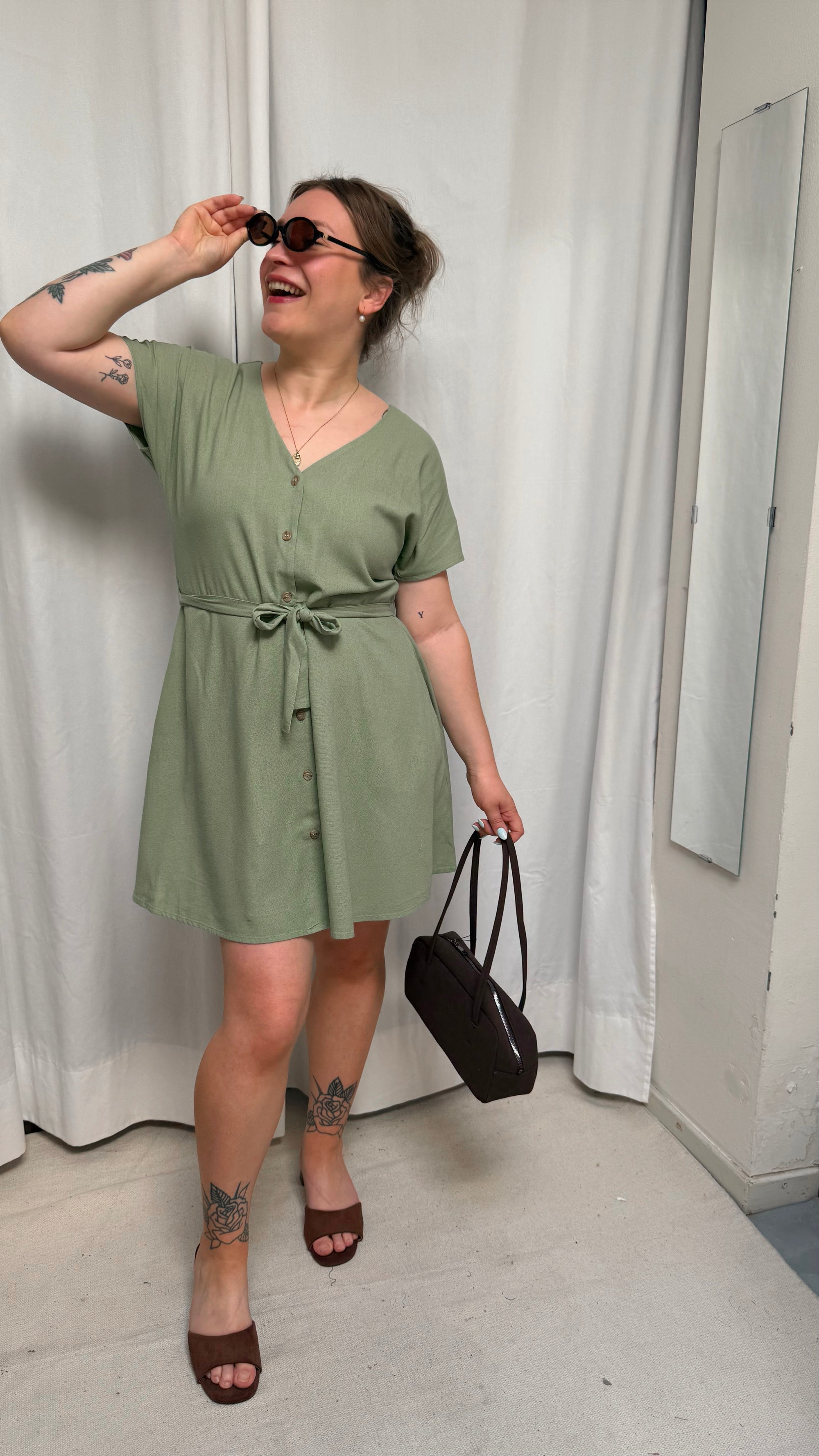 Ella dress green