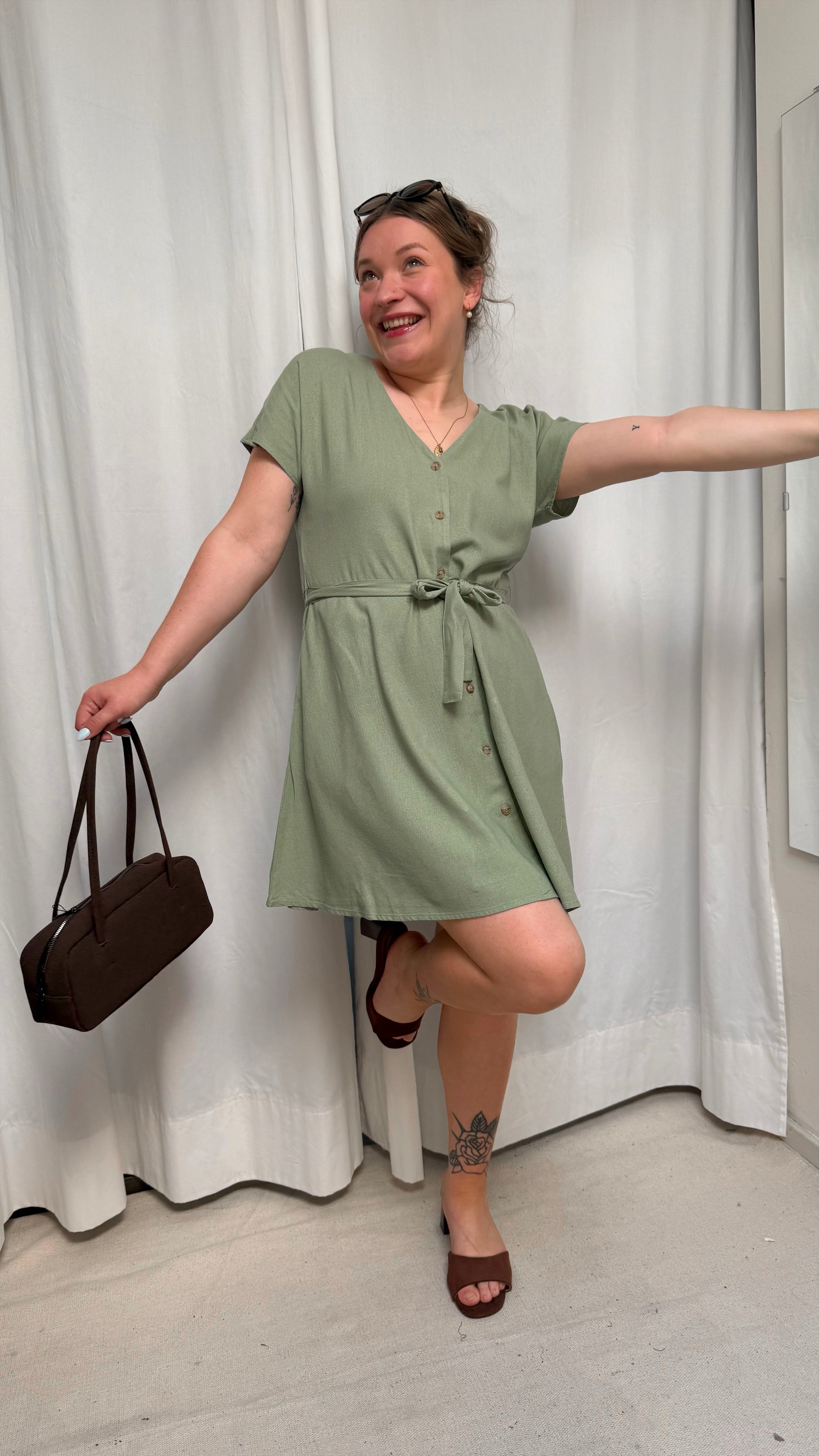 Ella dress green