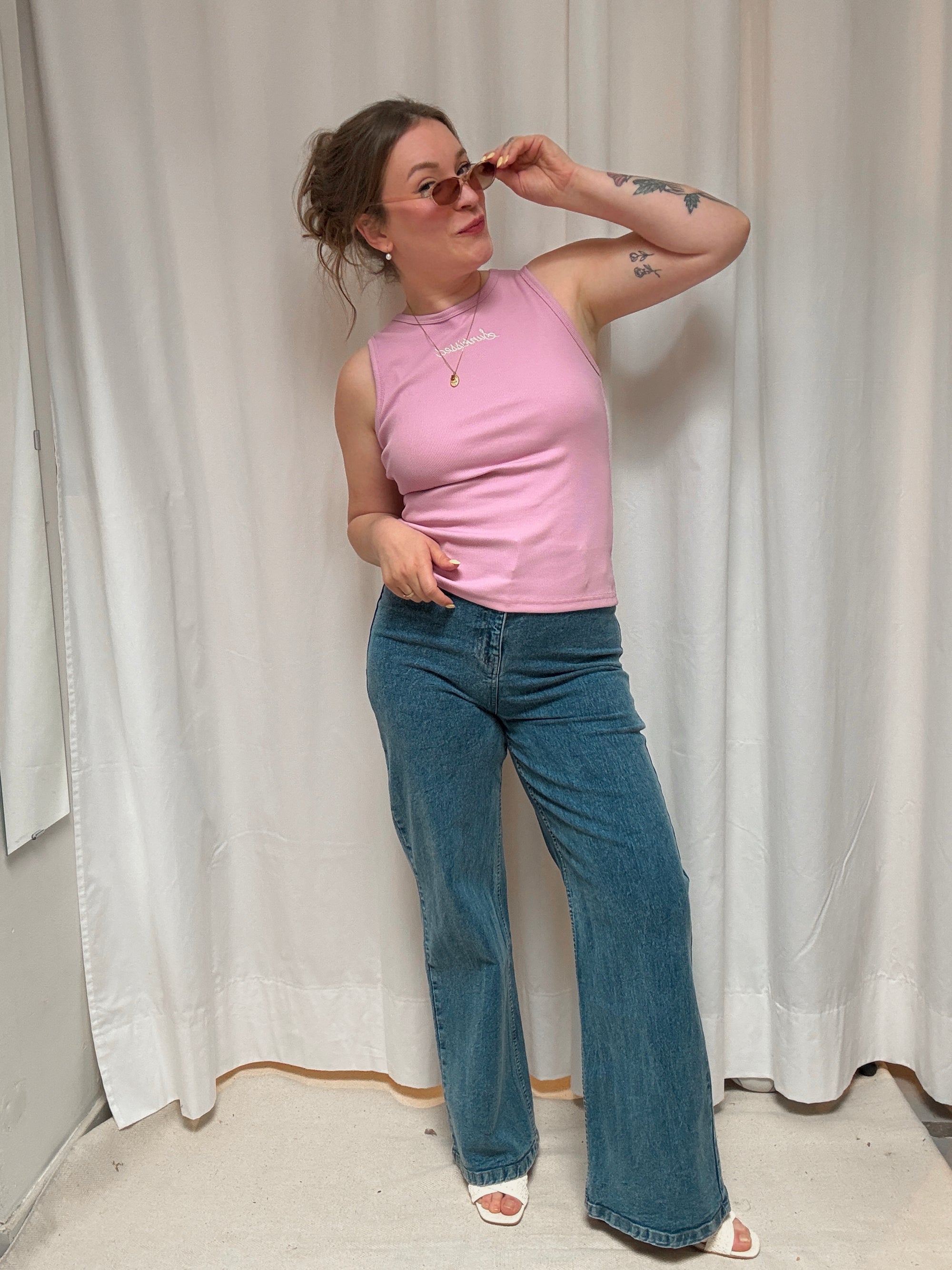 Sunkissed top lavender pink