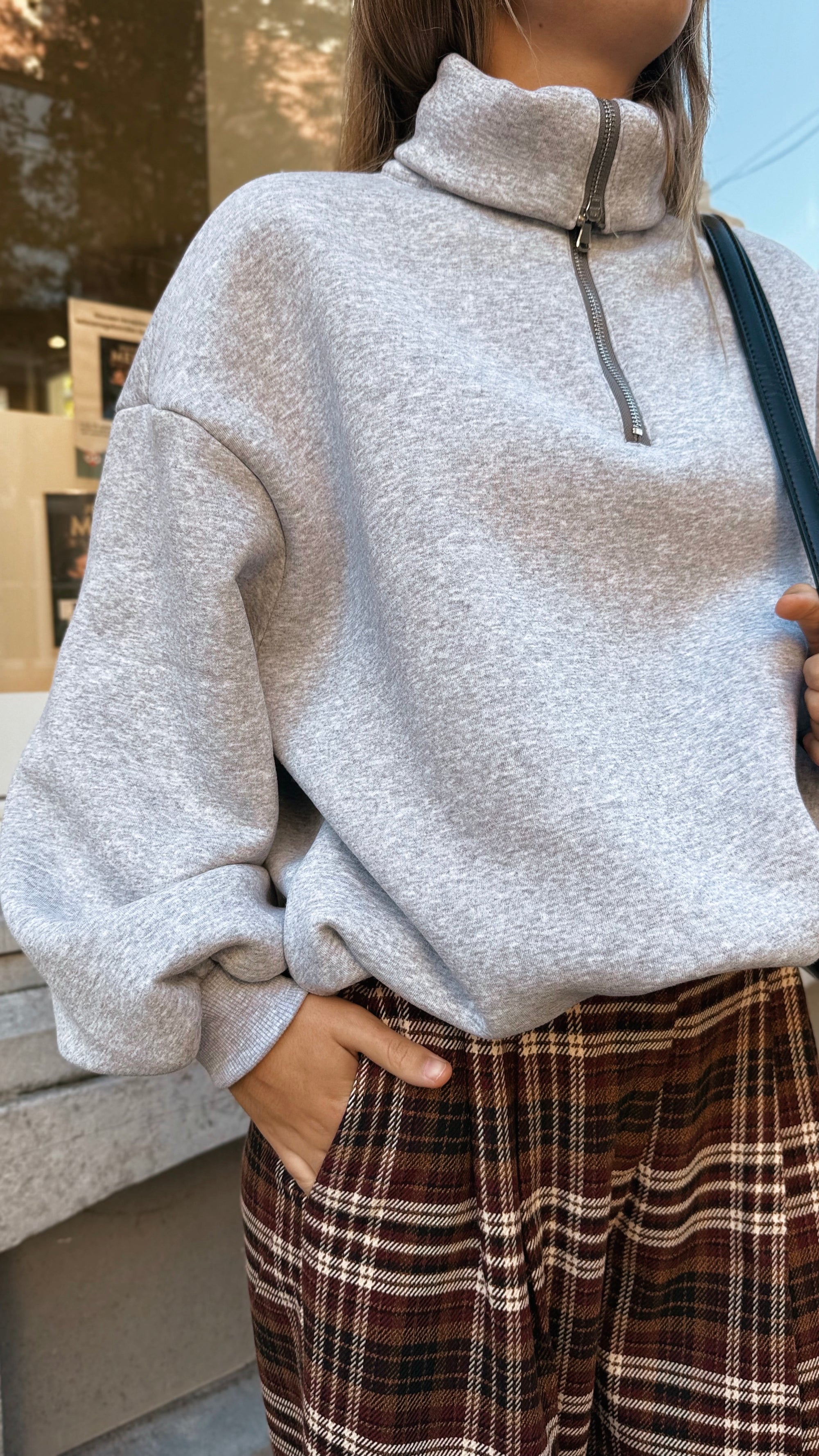 Zélie sweater grey