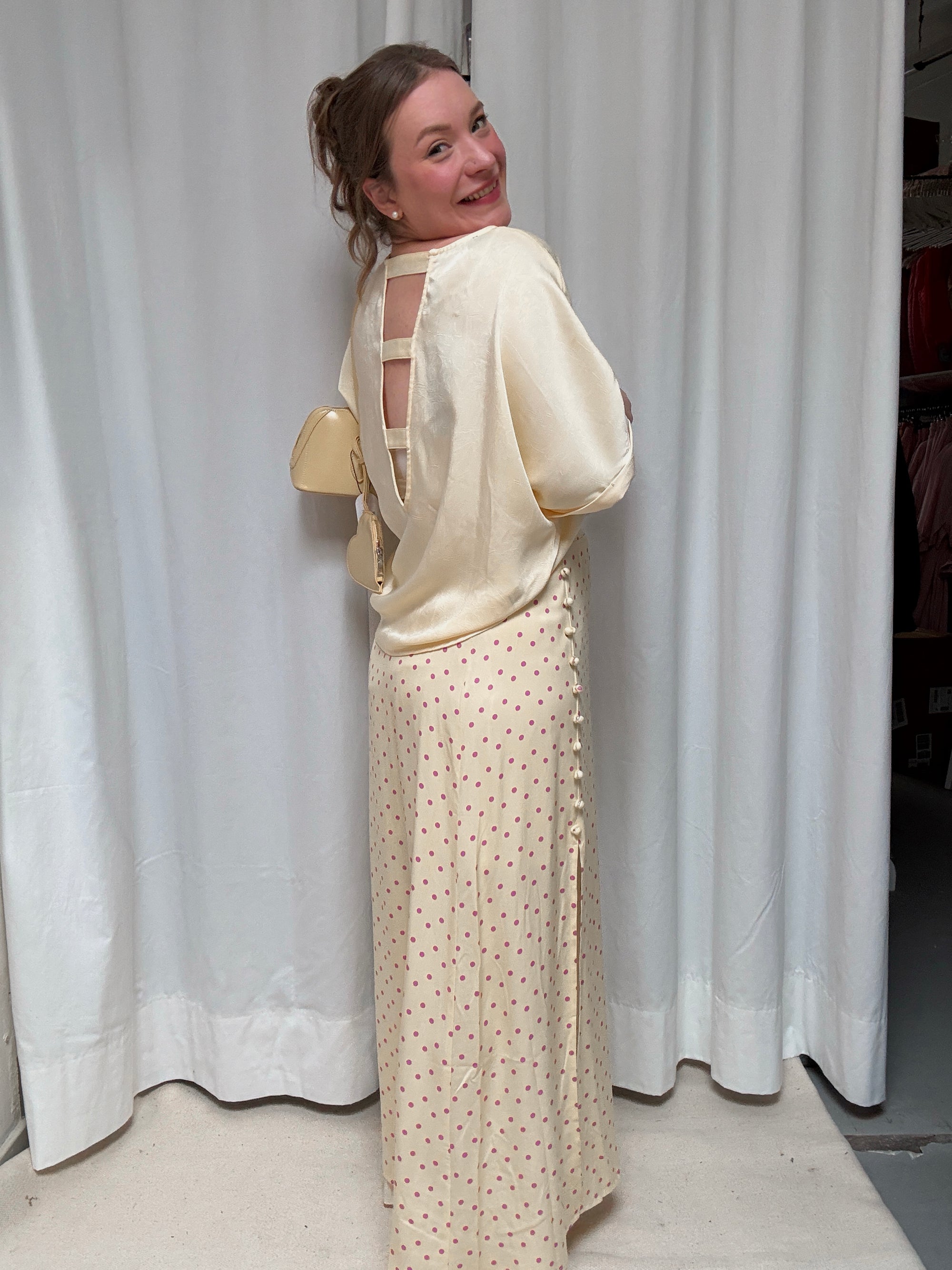Paula top butter yellow