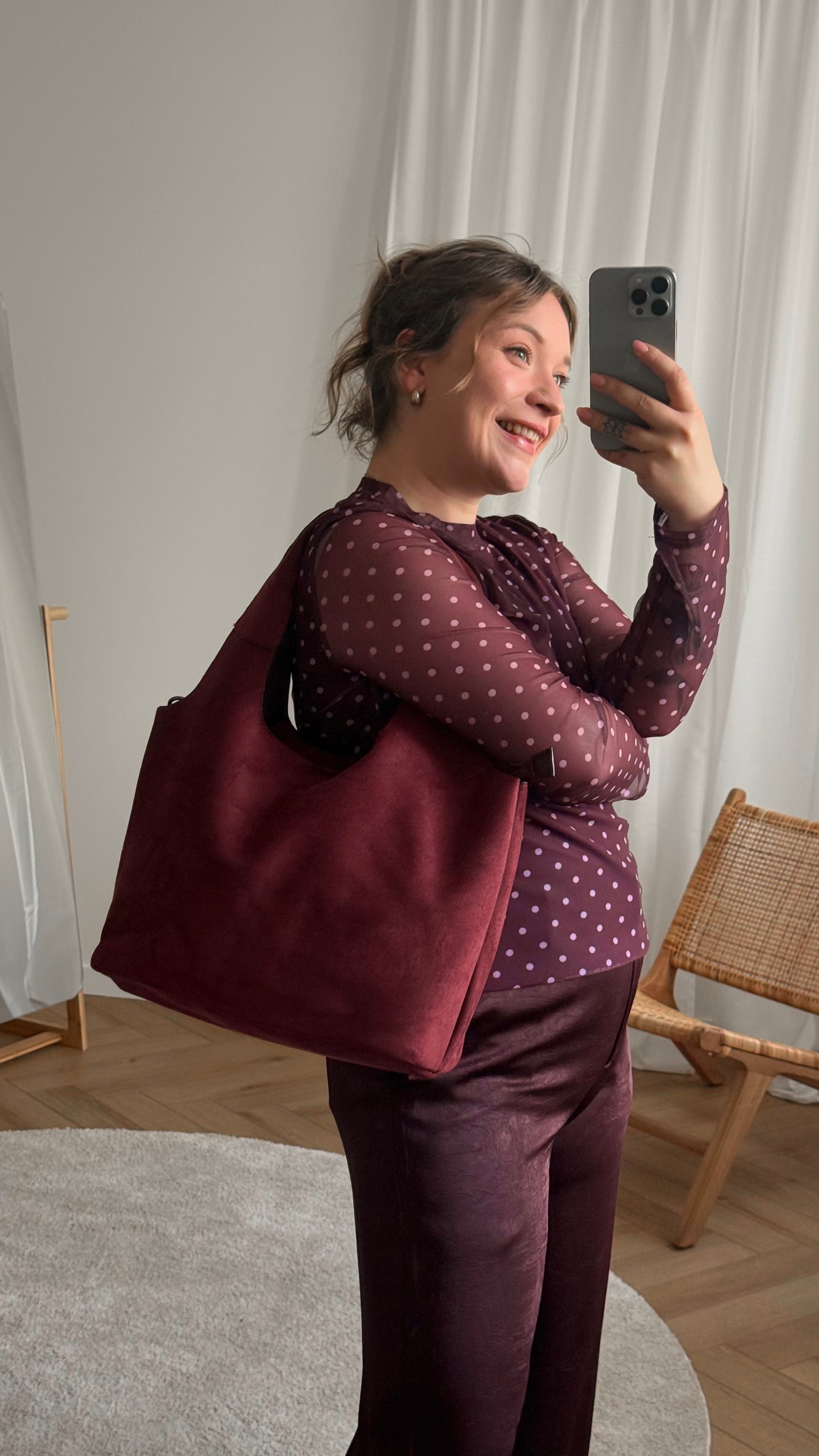 Cleo bag - vino