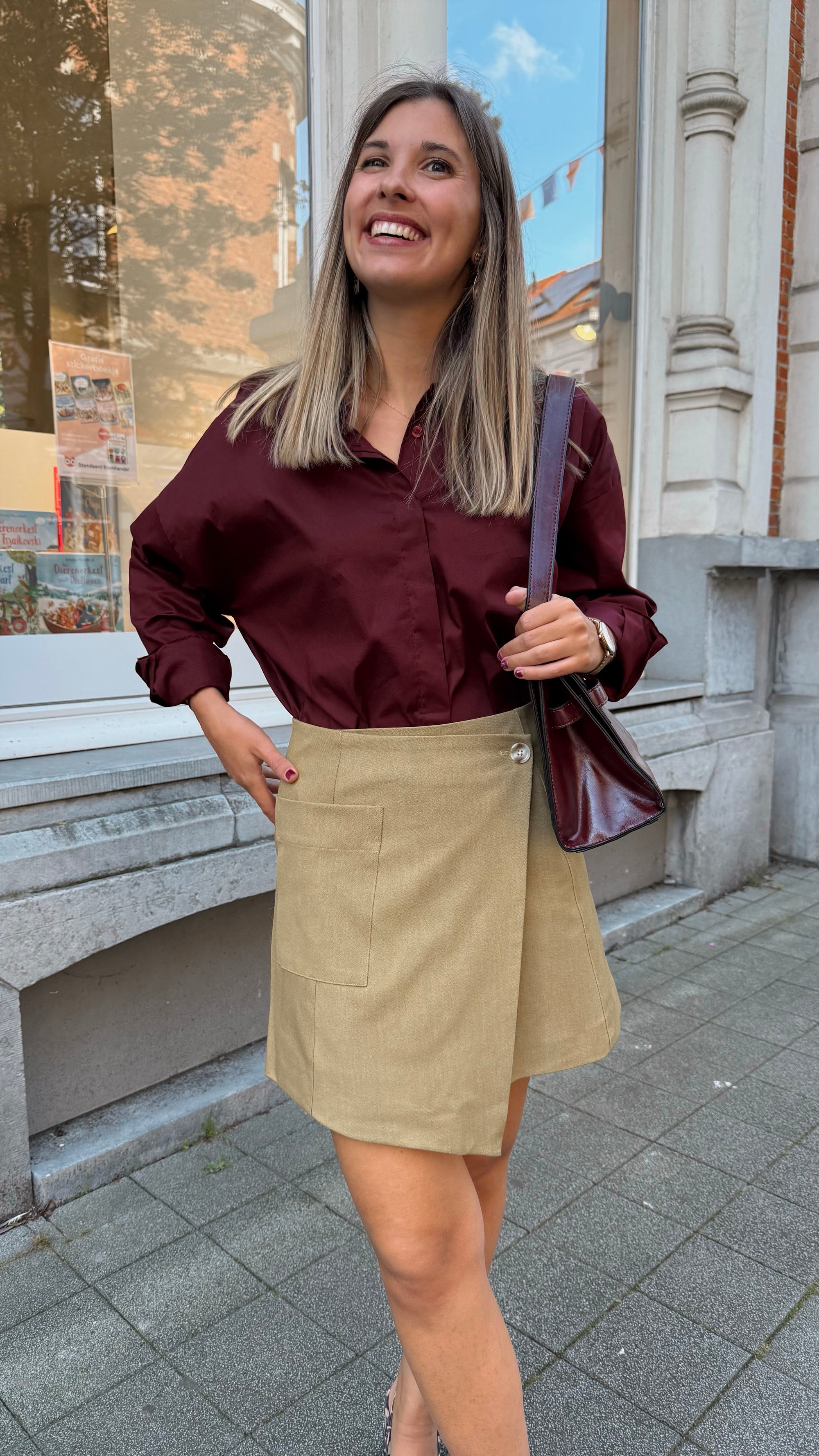 Brenne shirt - bordeaux