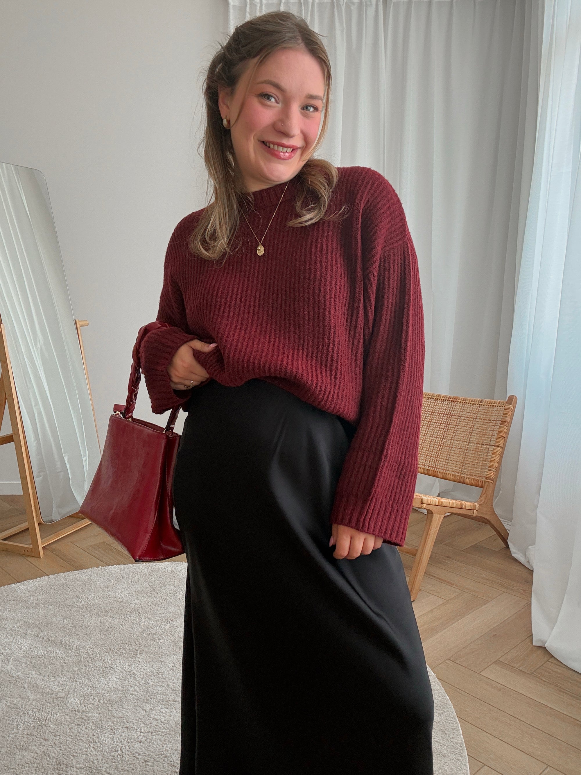 Sigga knit burgundy