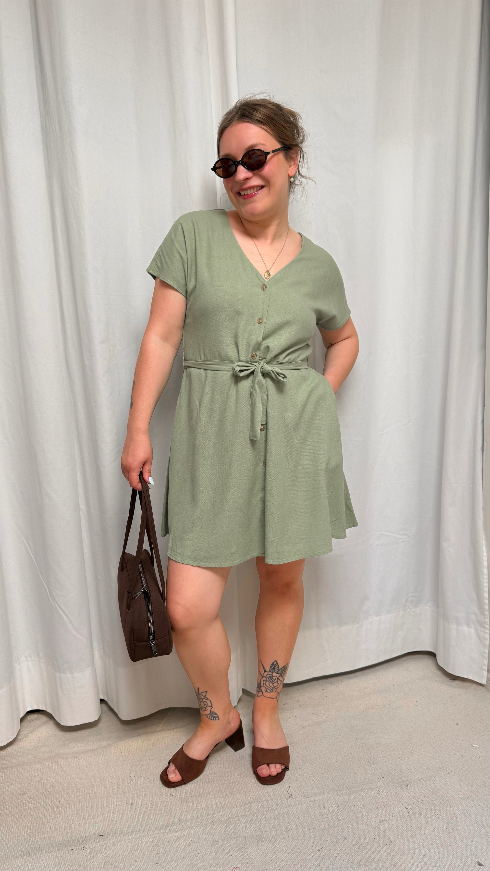 Ella dress green