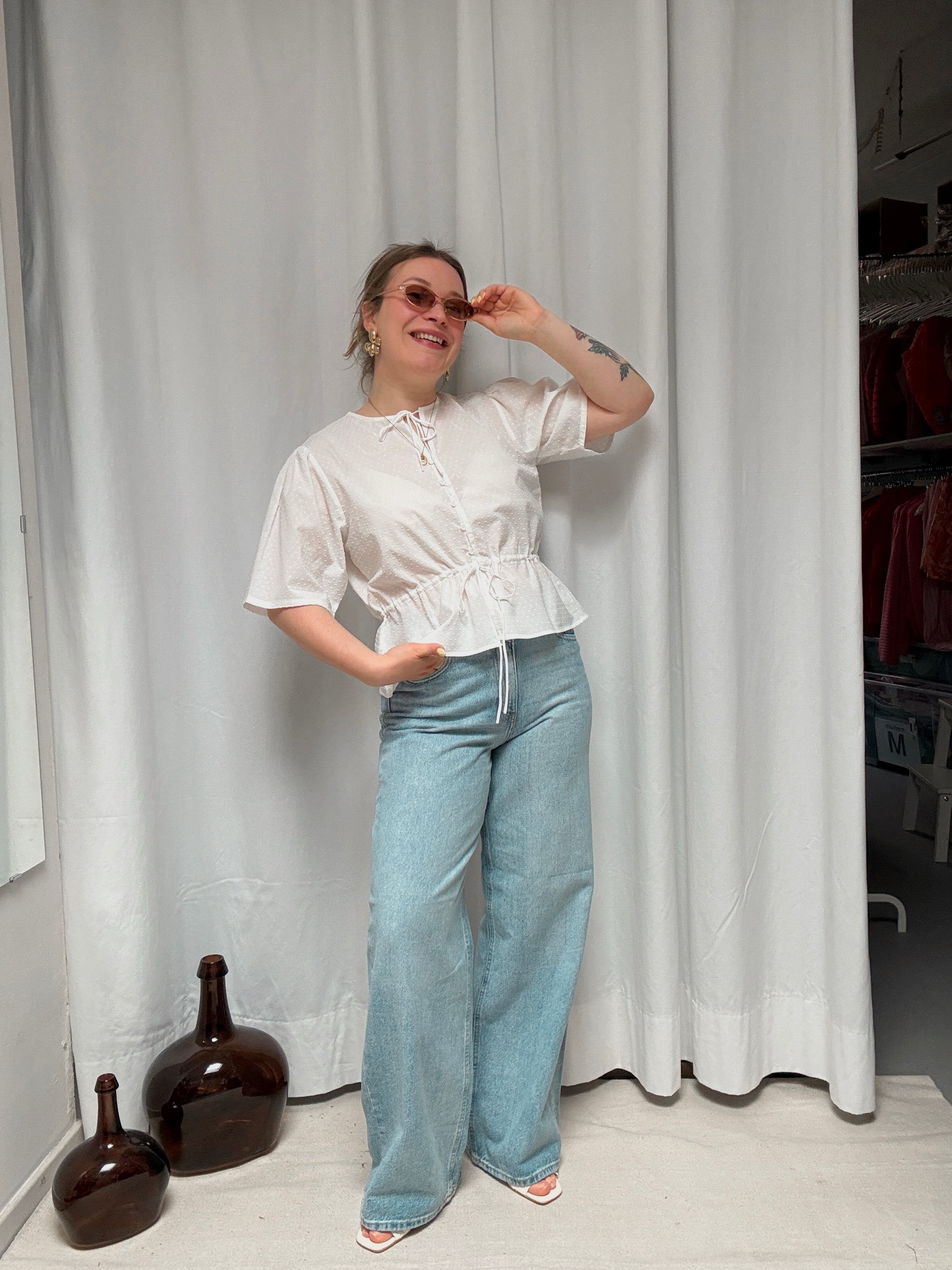 Edith blouse white