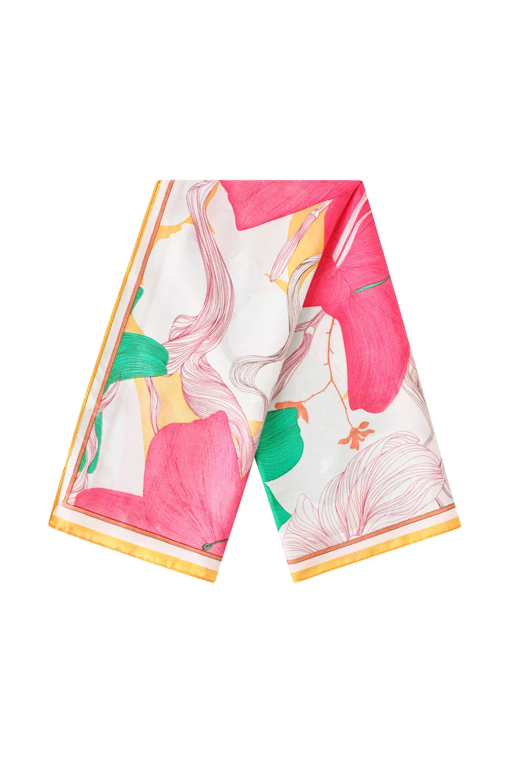 Lumi scarf coral lily