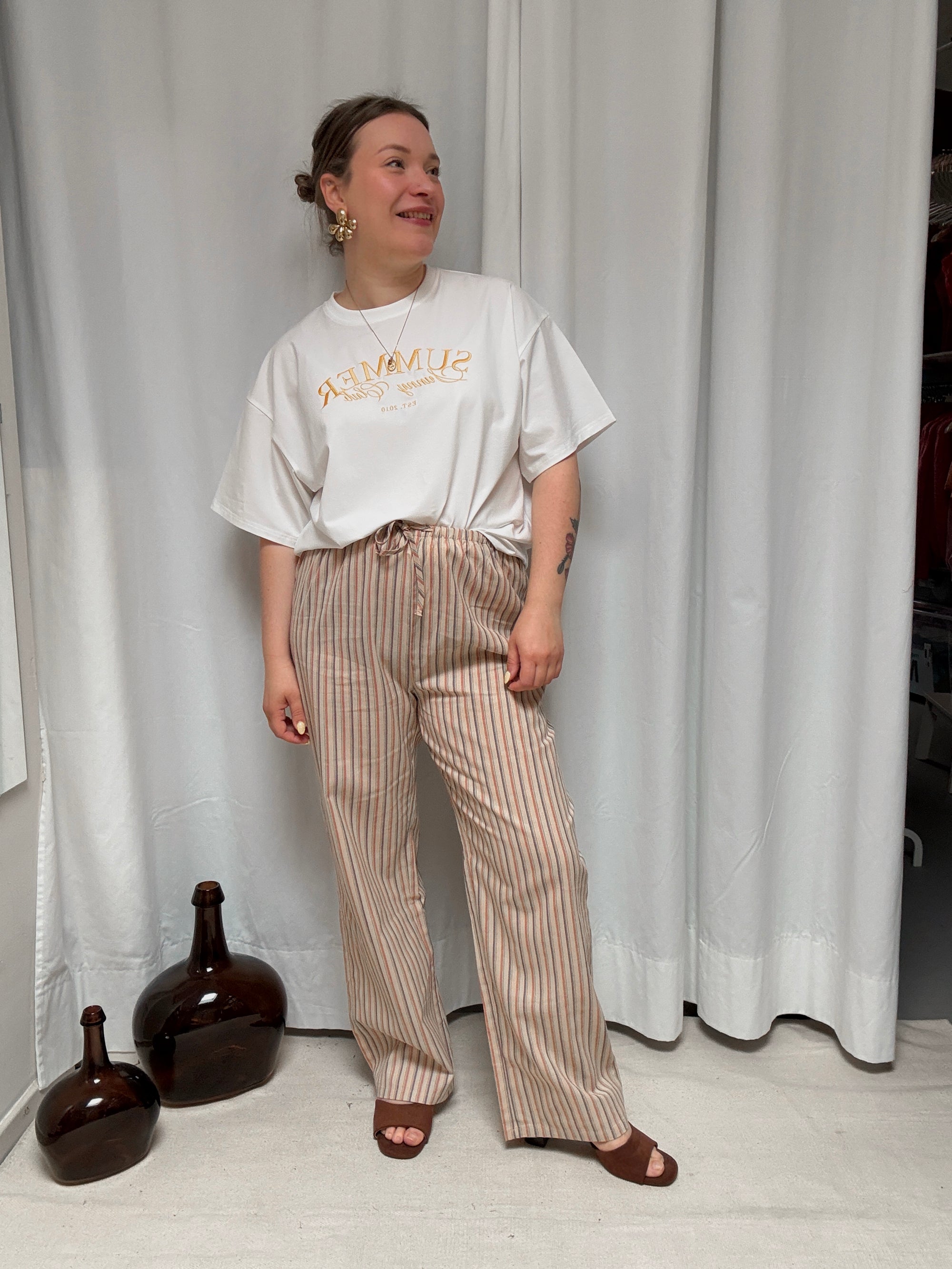 Mona stripe trousers