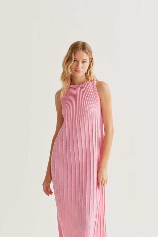 Claire pink maxidress