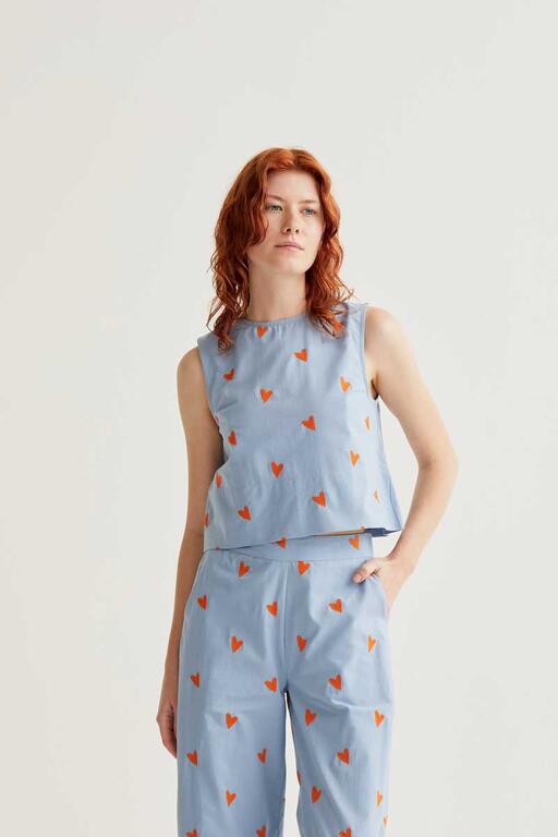 Corien little heart top