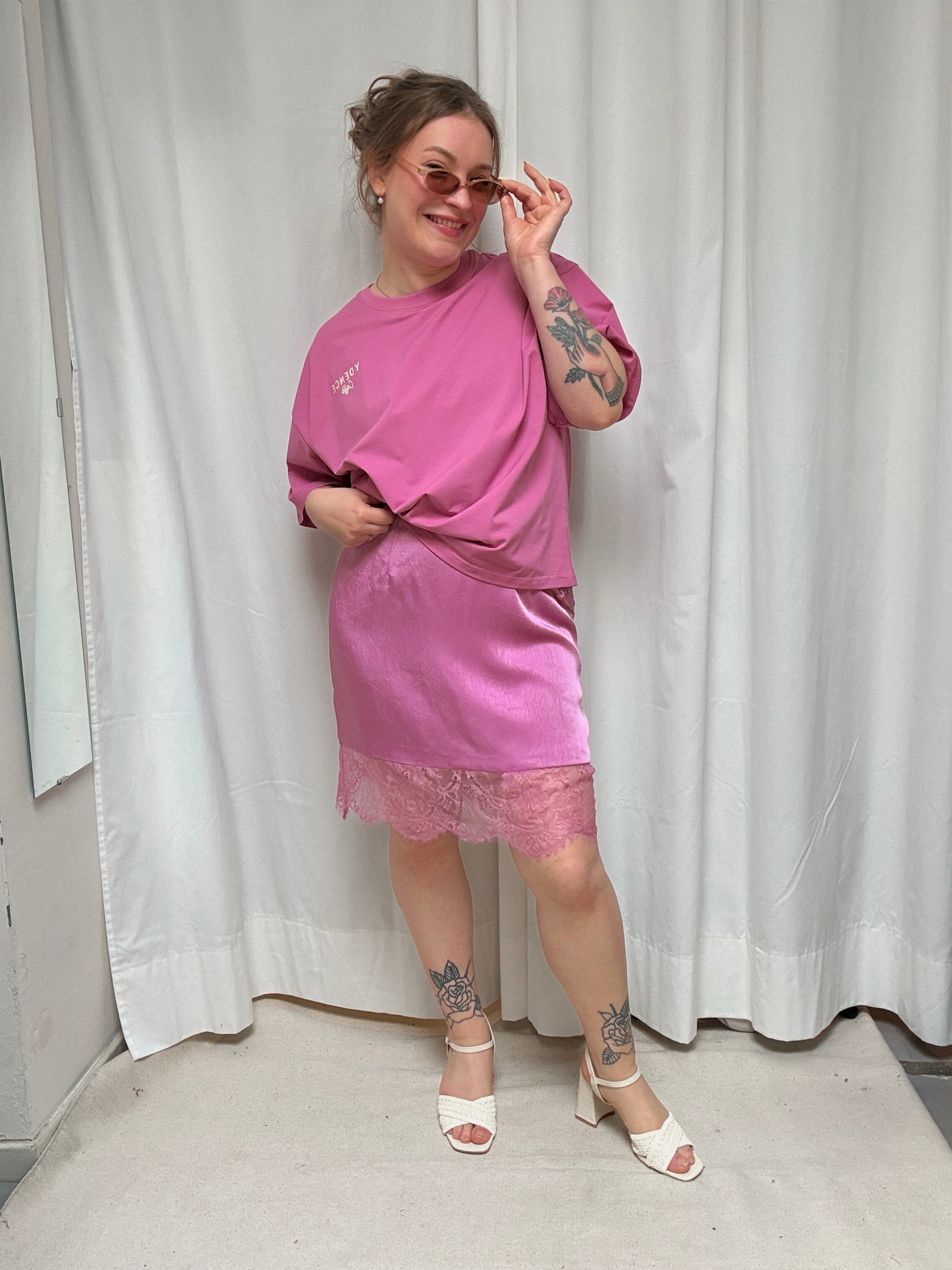 Sylvia skirt pink purple