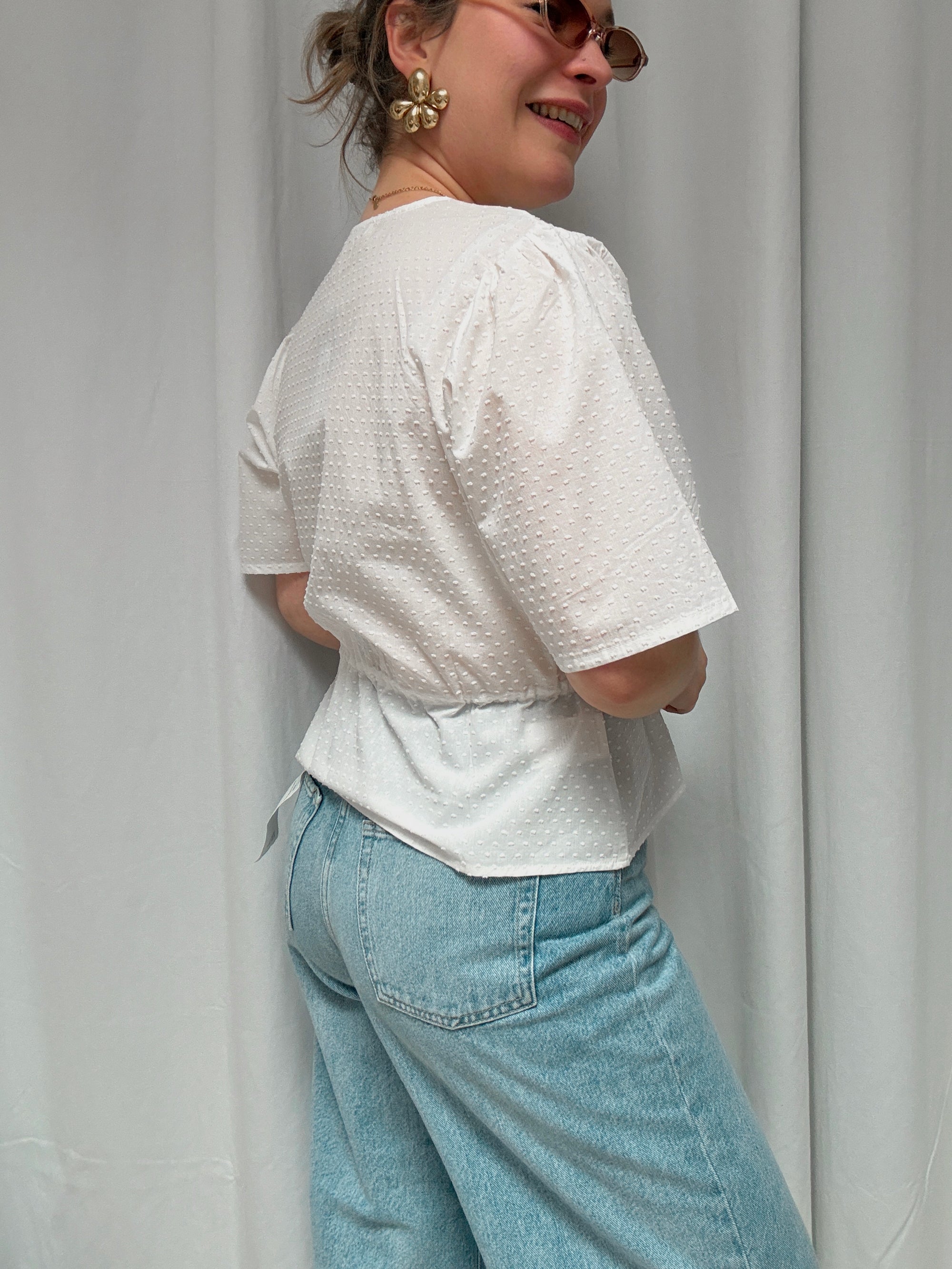 Edith blouse white