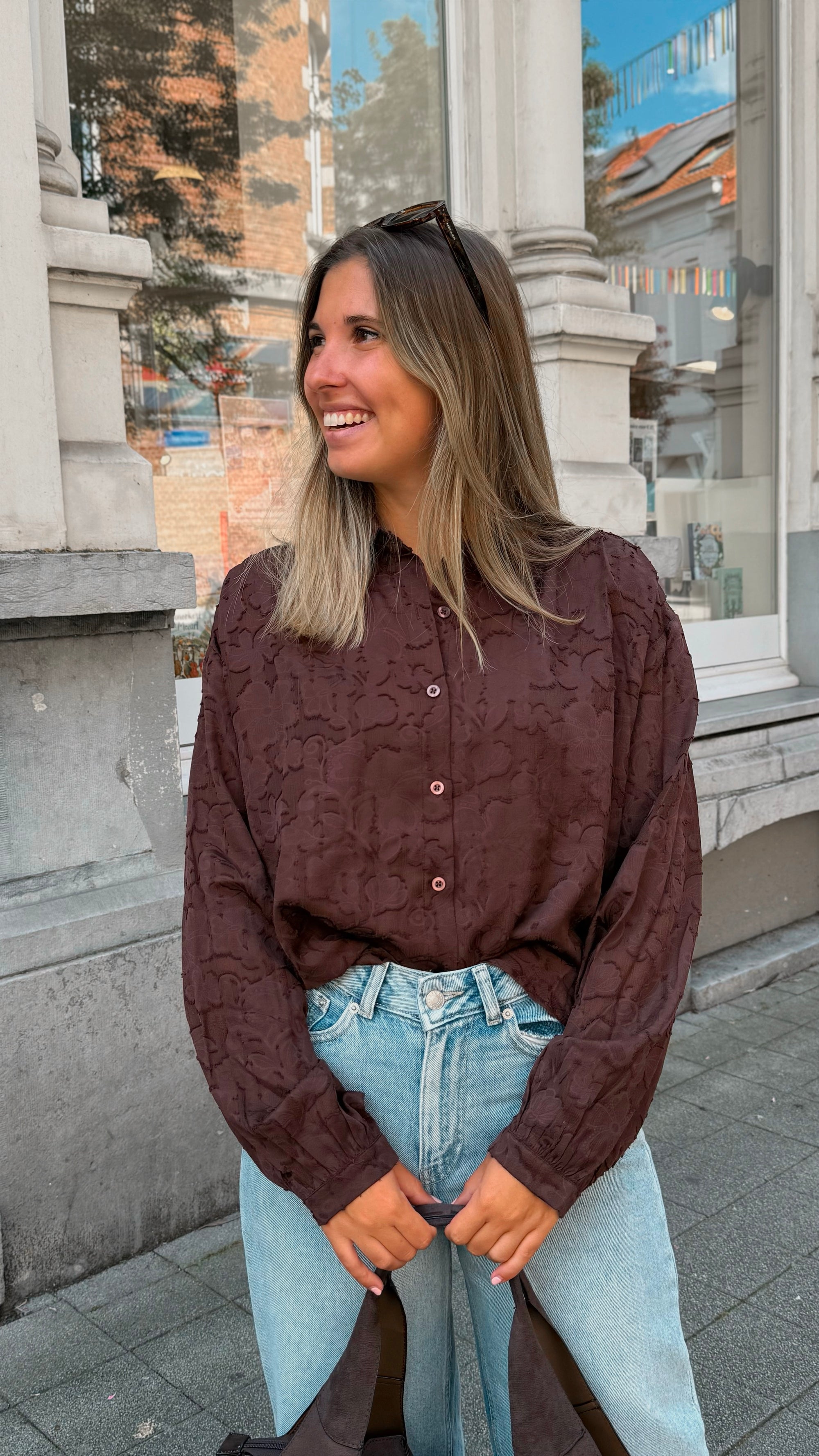 Winslet blouse - brown
