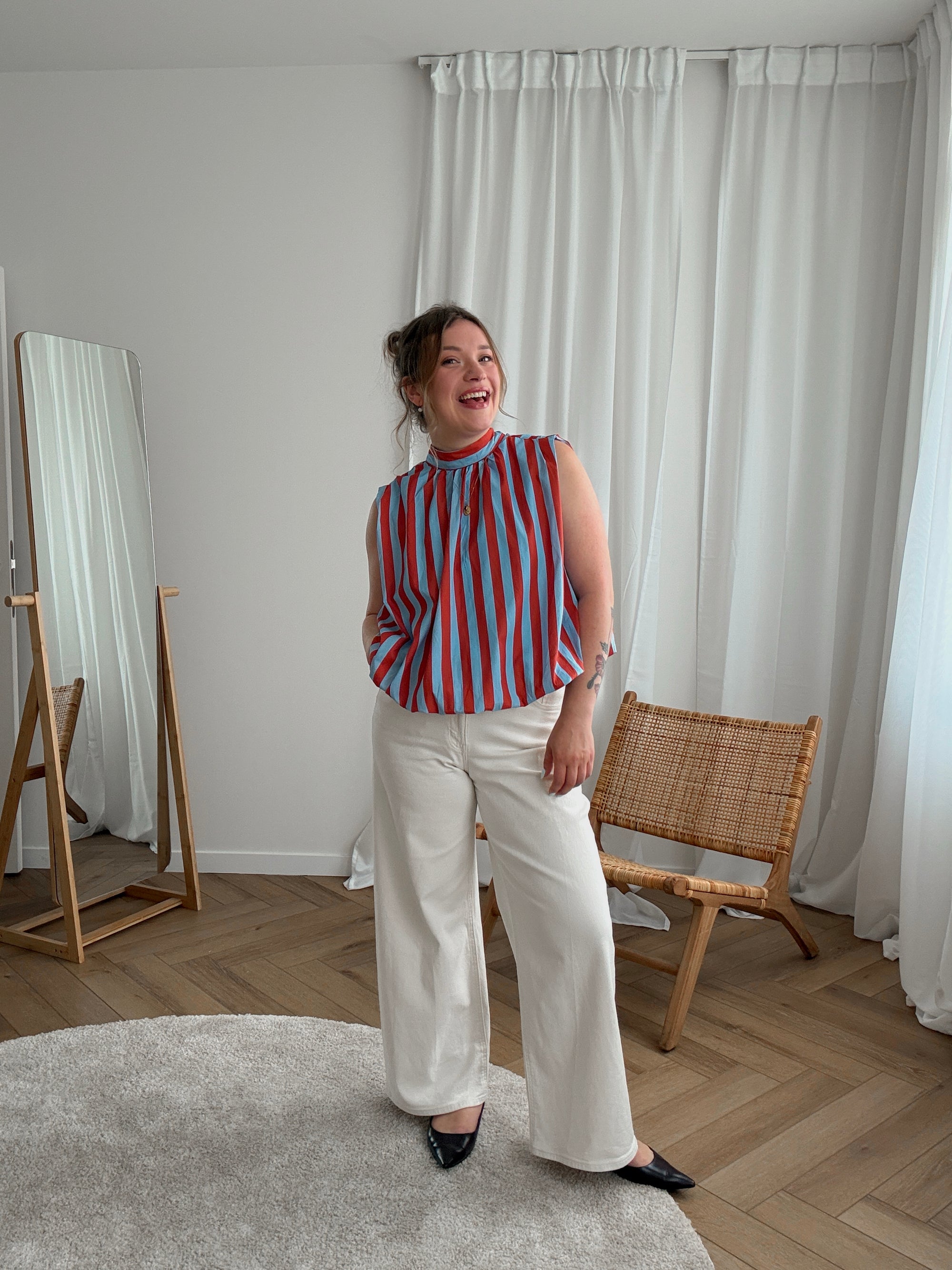 Vinnie striped blouse