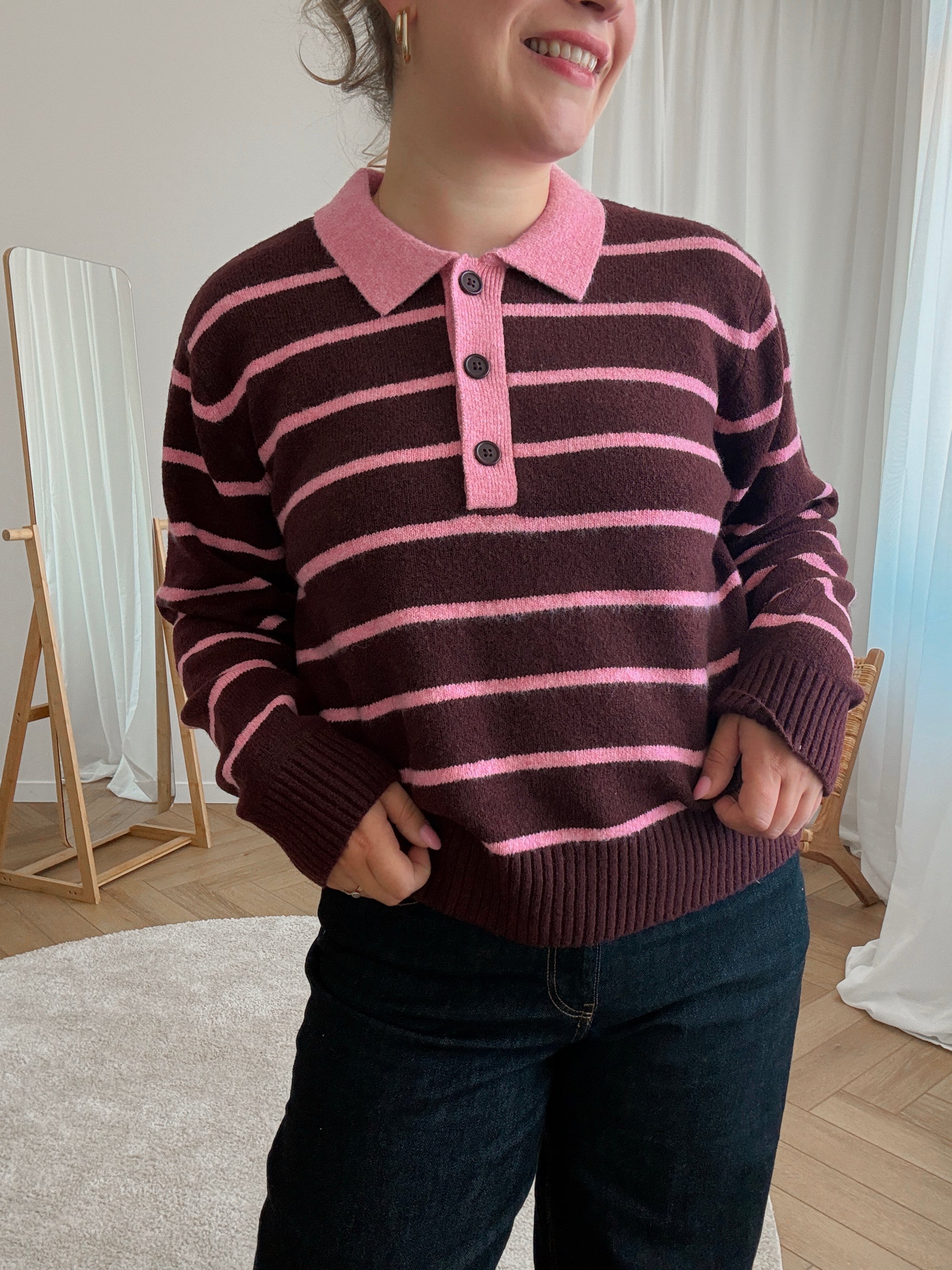 Ruby polo knit