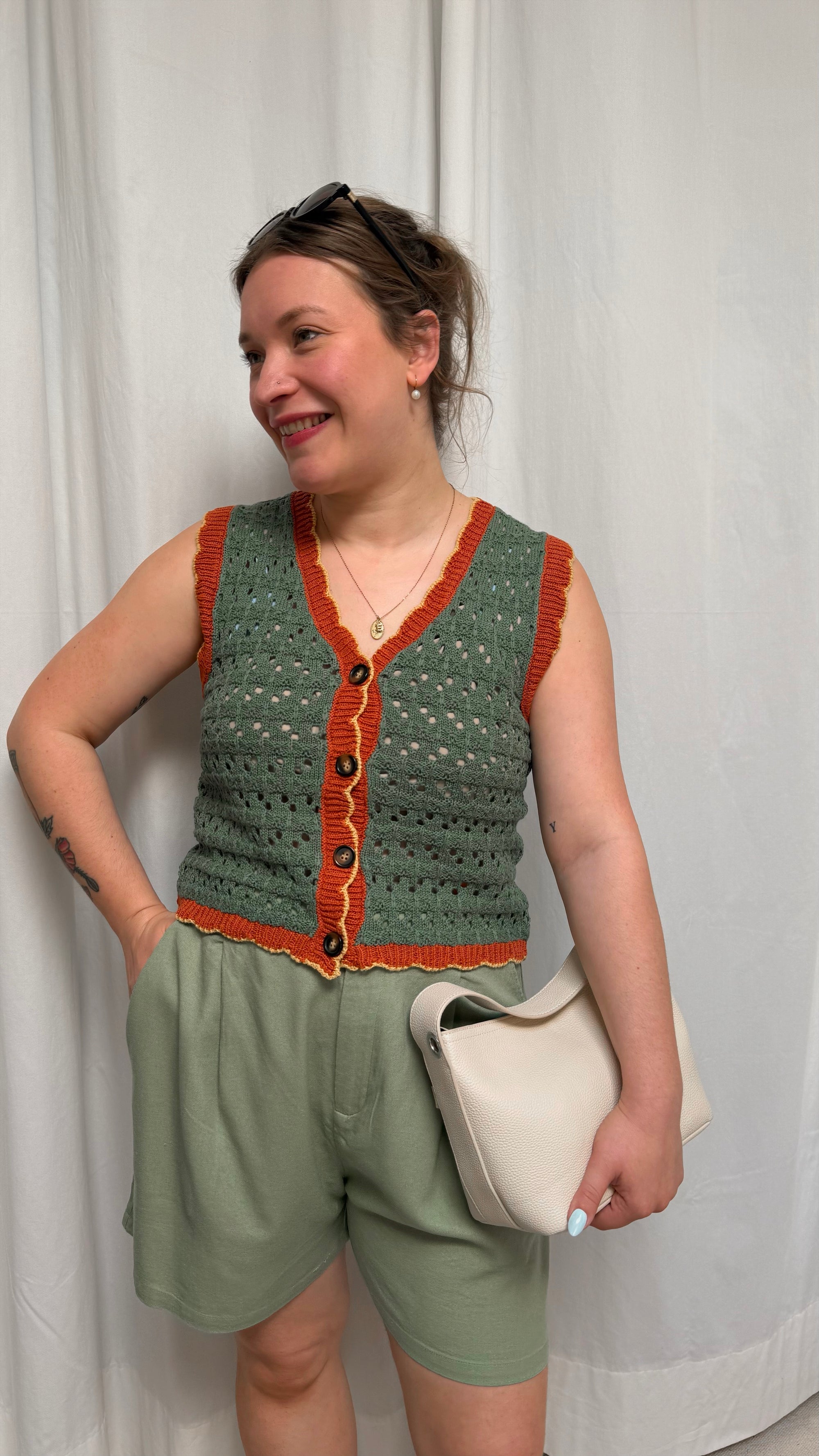Violet crochet top