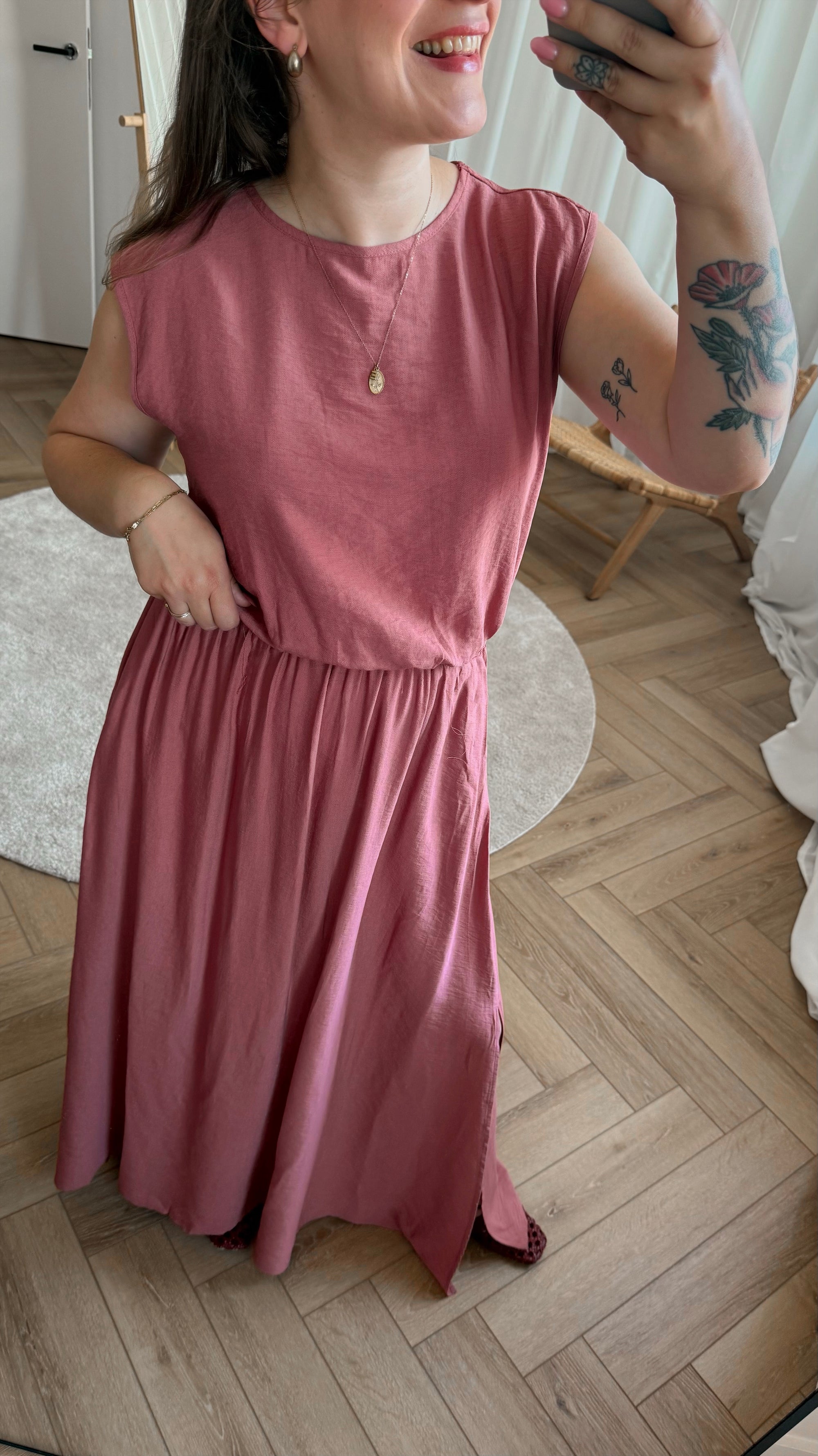 Briar top & skirt set - pink