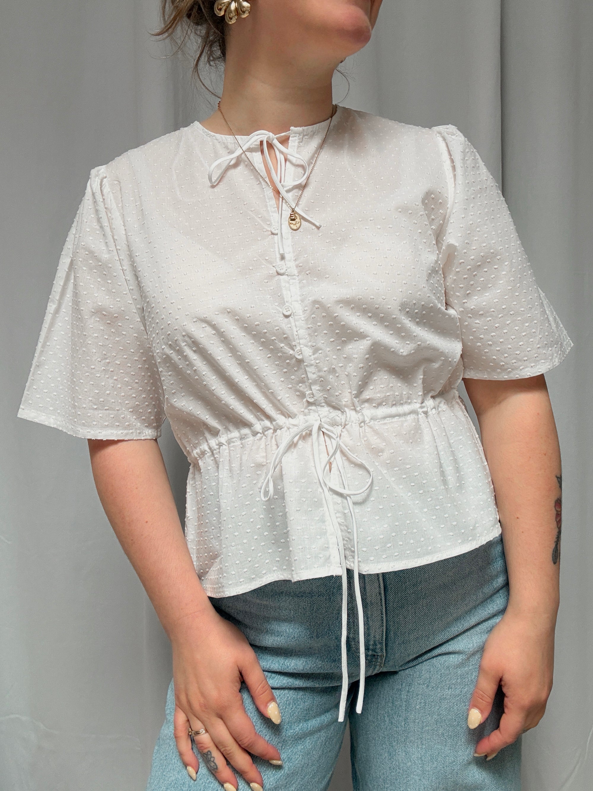 Edith blouse white