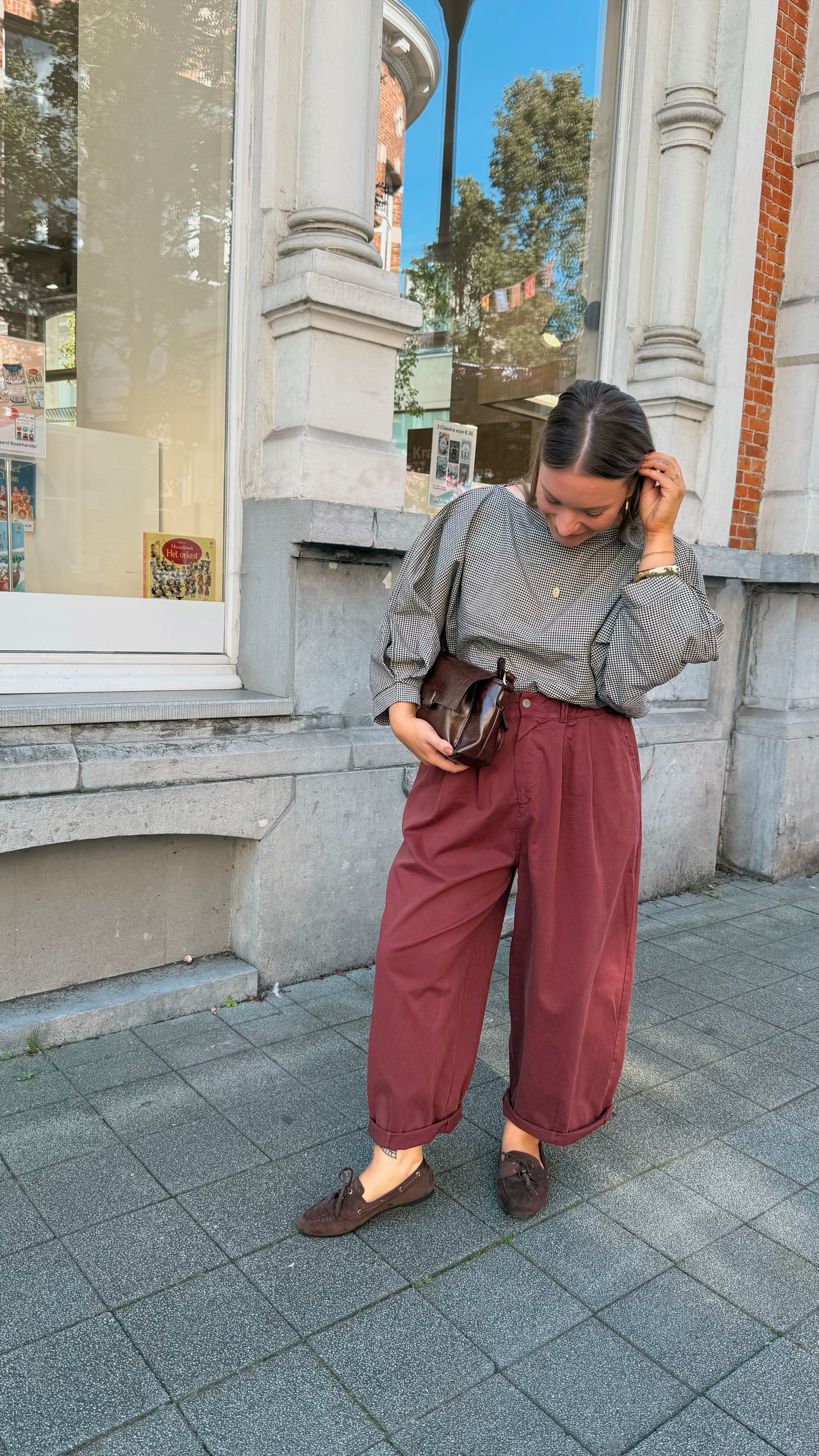 Merdi blouse - brown (PRE-ORDER)