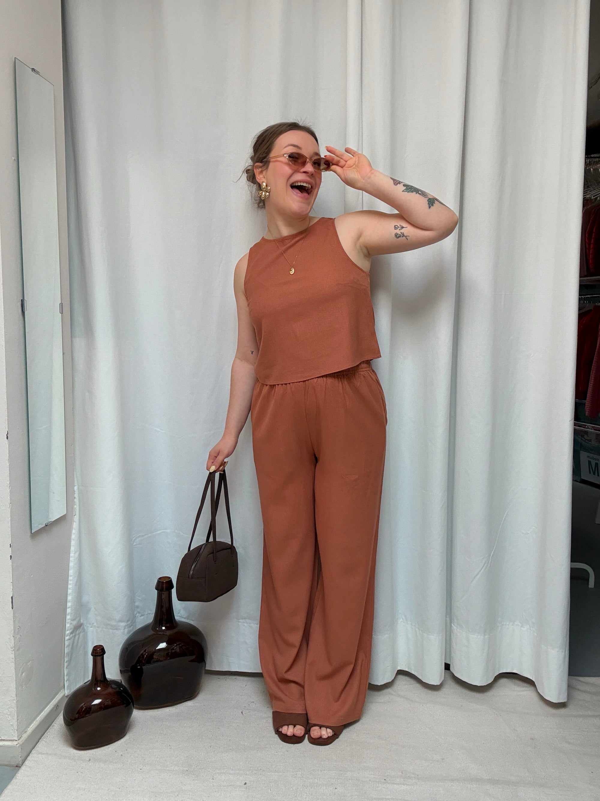 Ella trousers rust