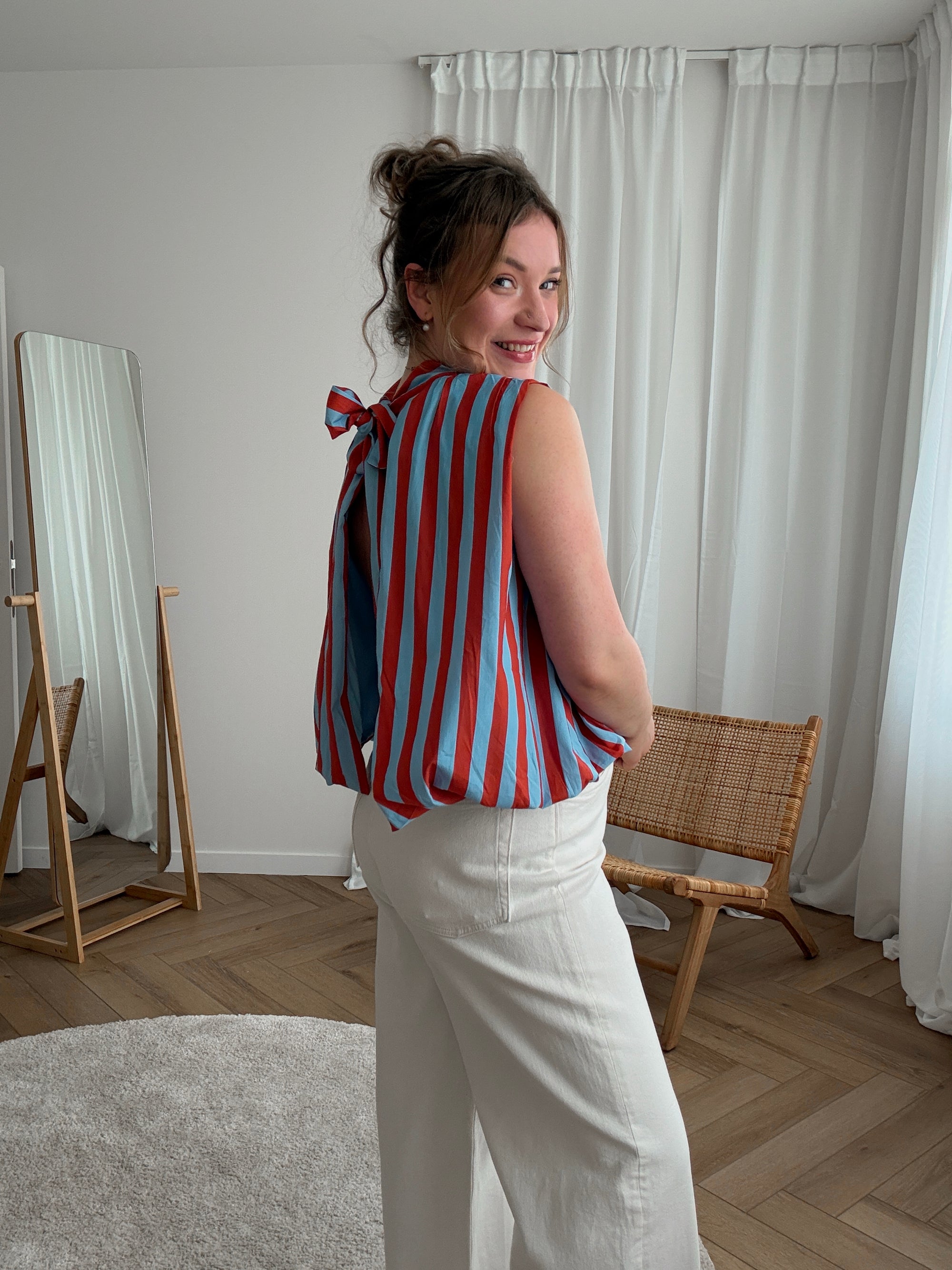 Vinnie striped blouse