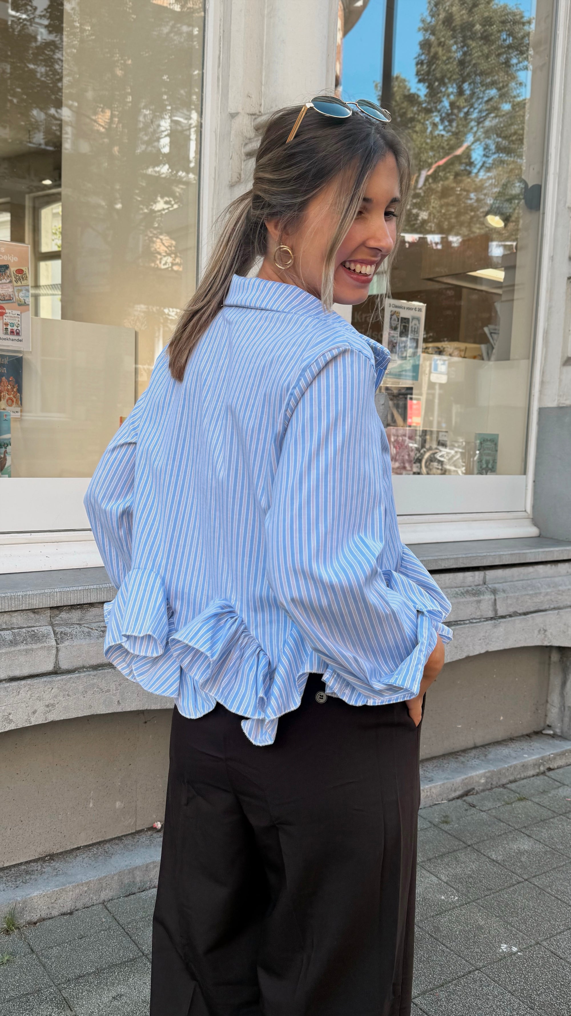 Ray frilly shirt